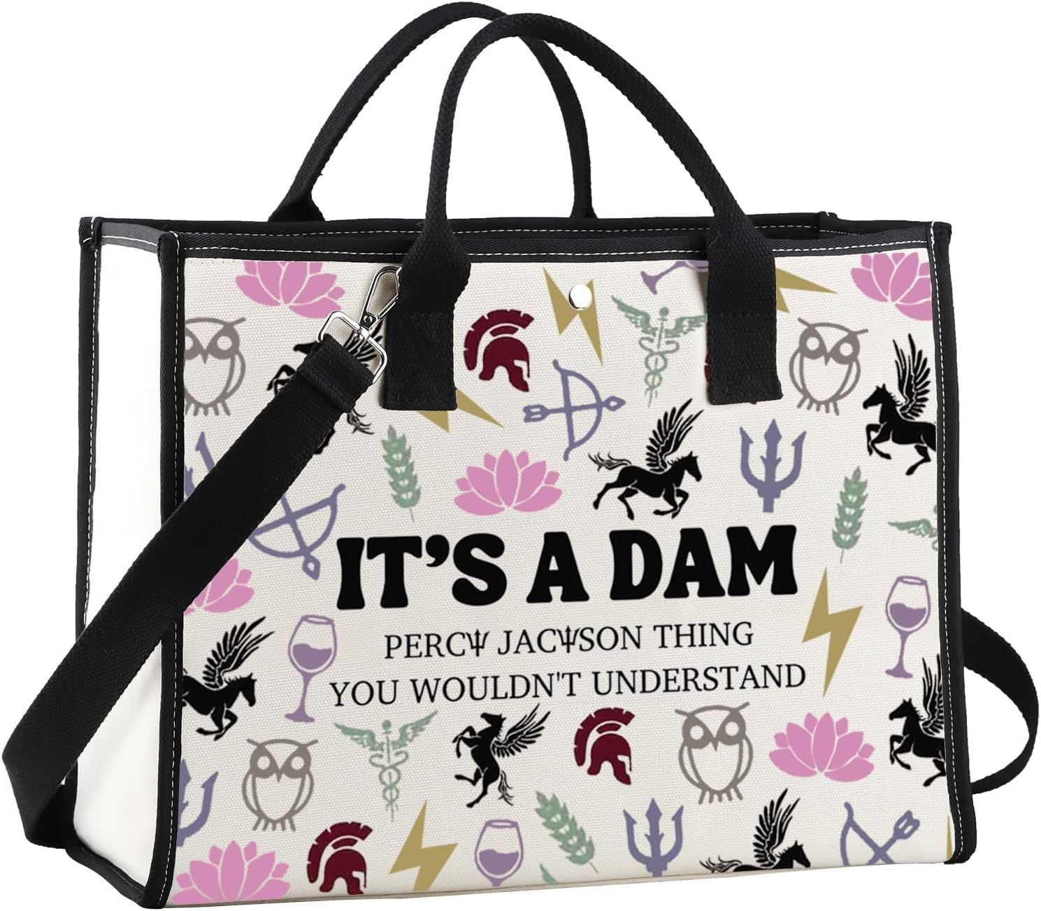 JNIAP Camp Blood Makeup Bag Camp Jupiter Gift 13 Cabins Gift I'D Rather Be in Camp Blood Zipper Pouch, It'S a DAM