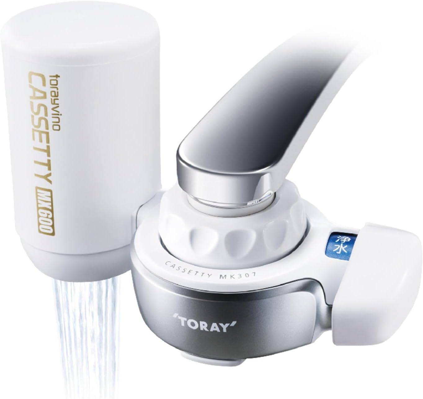 Toray Toray MK307MX-P Faucet Directly Connected Water Purifier, Cassetti Series, 1 Total Cartridge image number 6