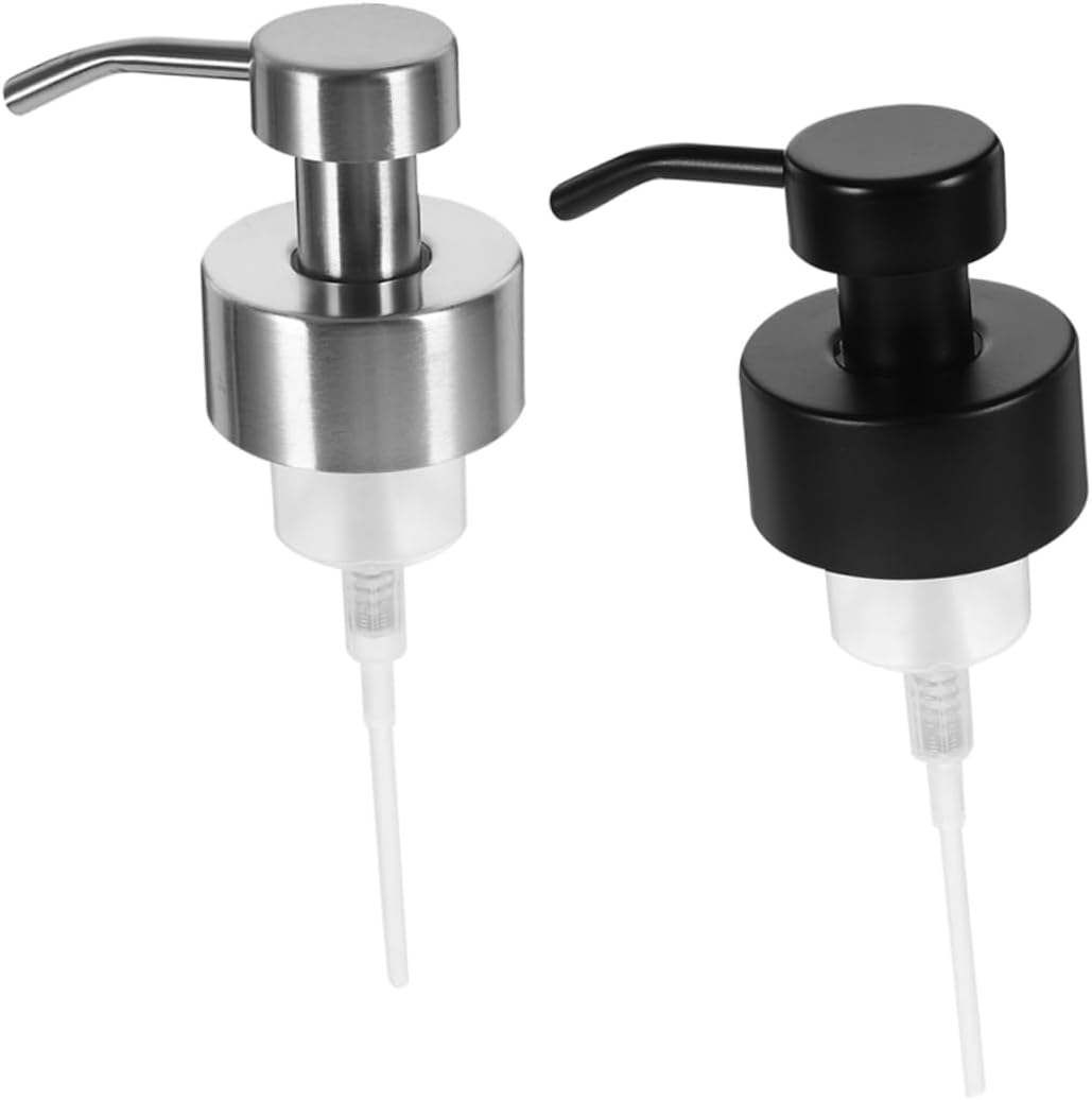 RORPOIR 2Pcs Stainless Soap Pump Replacement for Dispenser Foam Soap Dispenser Pump for Shampoo Lotion image number 1