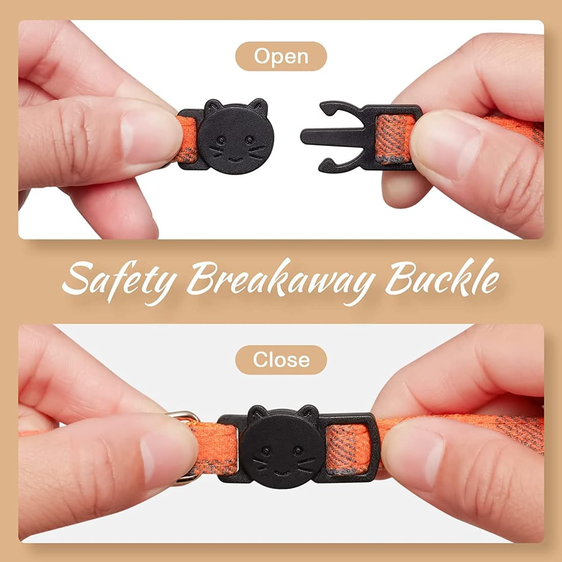 PLABBDPL Pack of 12 Cat Collar with Safety Clasp, Reflective, Puppy Collars, Adjustable Dog Safety ID Collars for Puppies, Small Dogs and Cats