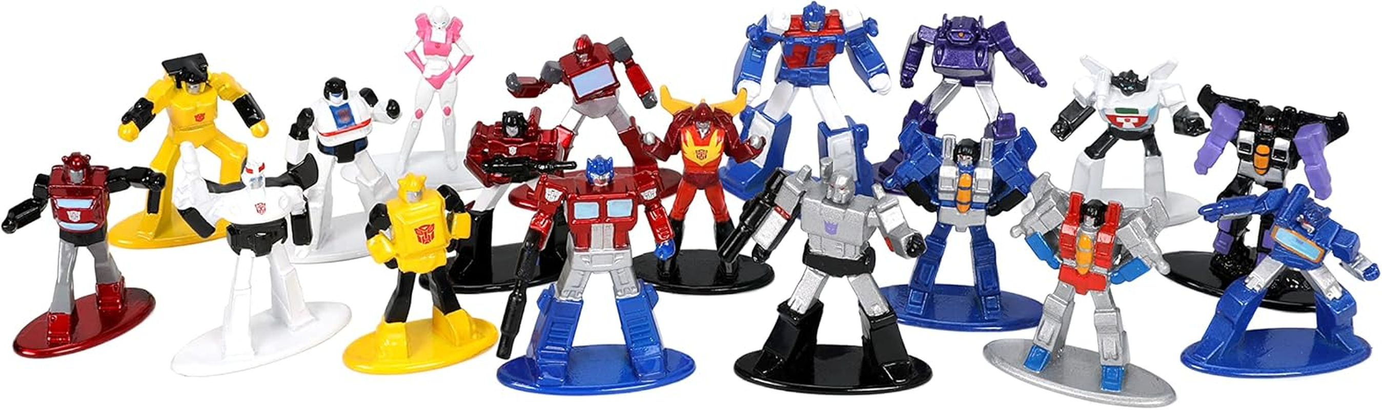 Jada Toys Transformers Wave 2 Nano Figures, 1.65 Inch Size image number 1