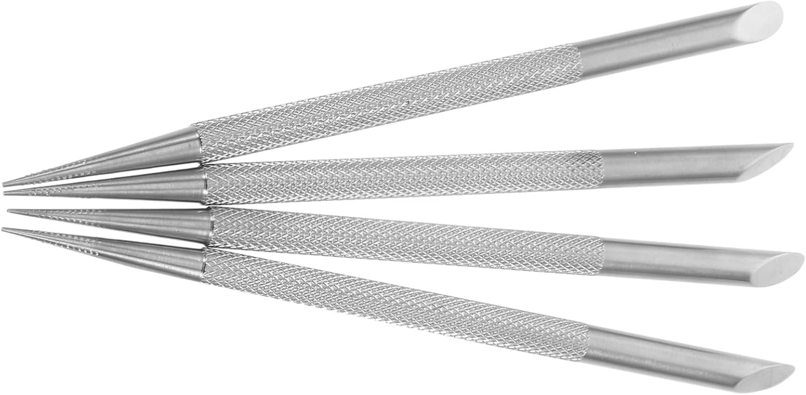 SAFIGLE Cuticle Pusher Tool Stainless Steel Double Head Cuticle Remover Nail Art Supplies Professional Nail Tech Tools image number 3