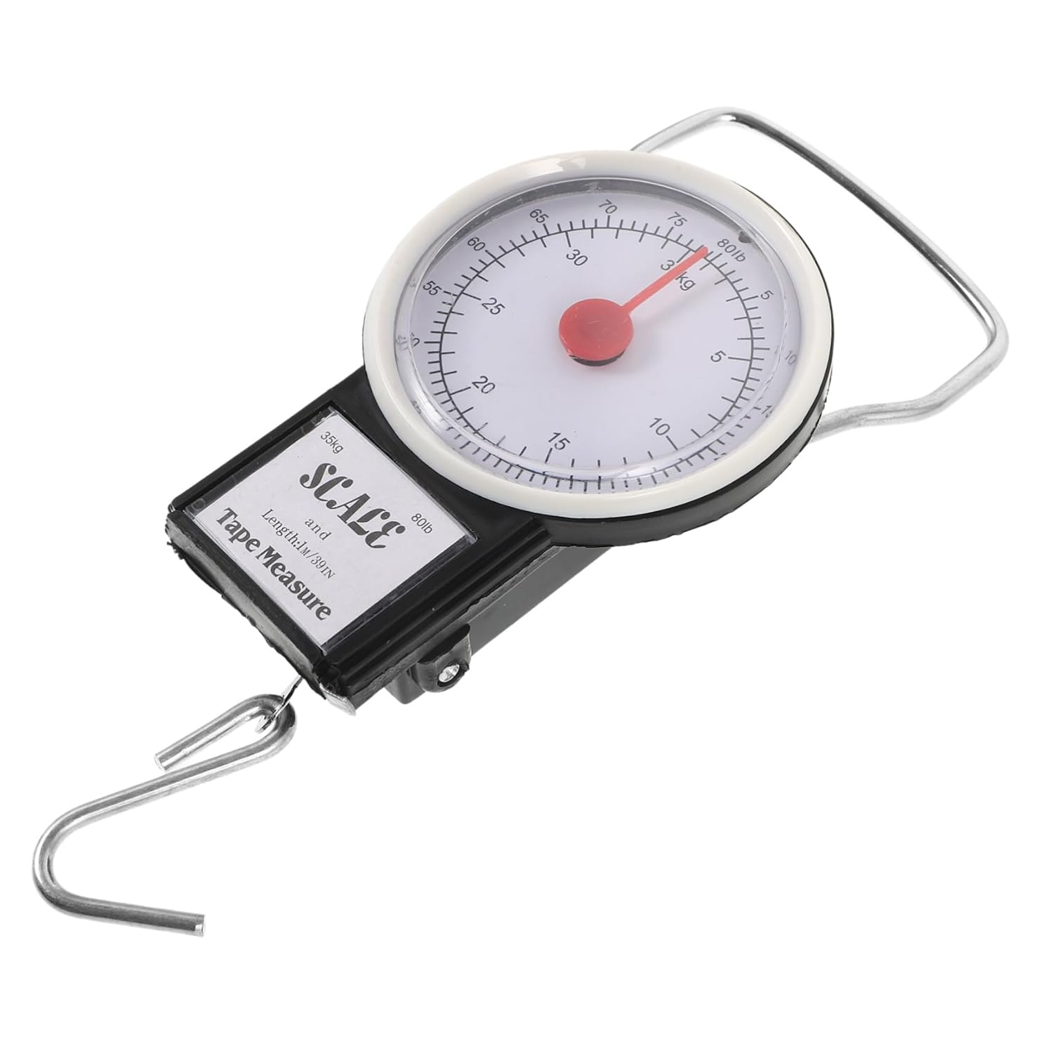 Ciieeo Portable Spring Luggage Scale Handheld Weight Scale for Travel and Fishing Compact Hook Design for Accurate the Go Weighing of Bags and Gear image number 1