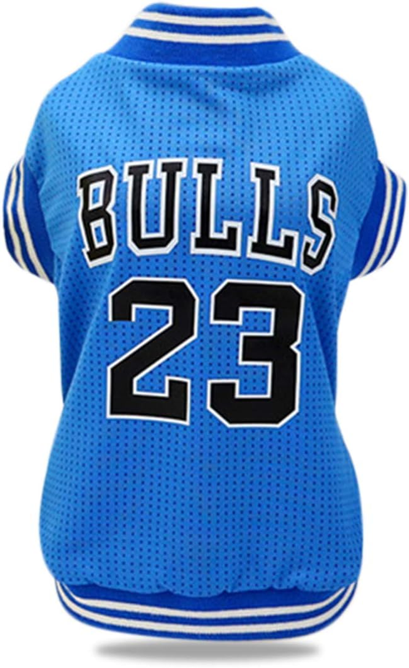 Dog Clothes Basketball Mesh Breathable T-Shirt,Pet Clothes Puppy Sportswear Spring/Summer Fashion Dog Shirt. (Red, Xx-Large)