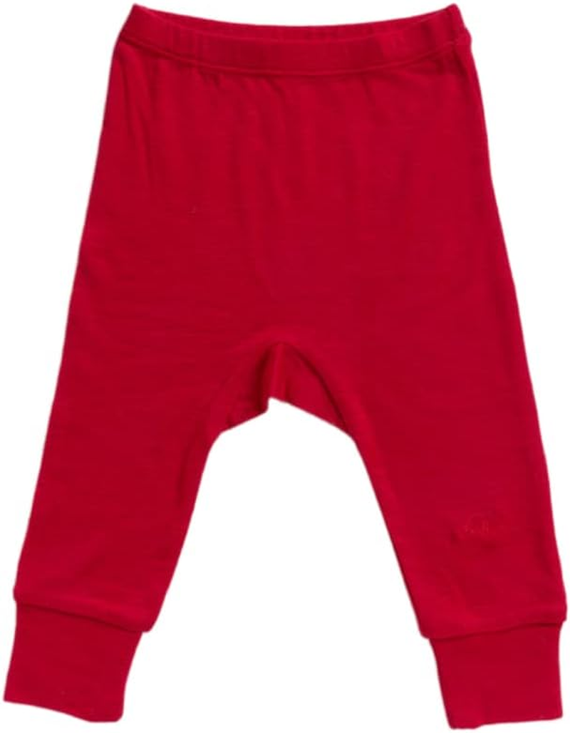 Merino Baby Merino Wool Pant for 18-24 Months Babies, Red
