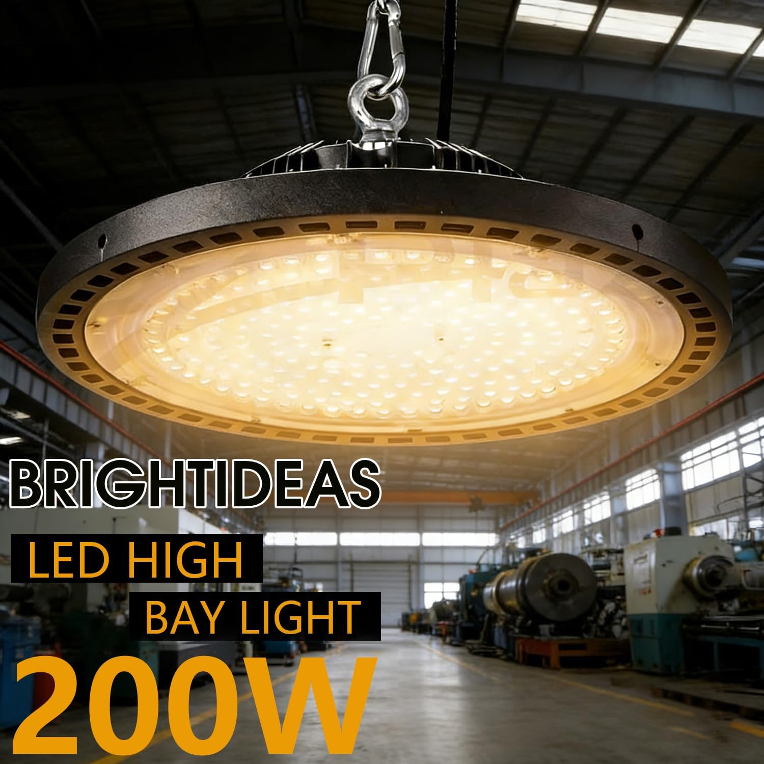 OZSTOCK 100/150/200W LED High Bay Light, Bright Industrial Lighting for Workshop Warehouse Gym Shed (200, Watts) image number 6