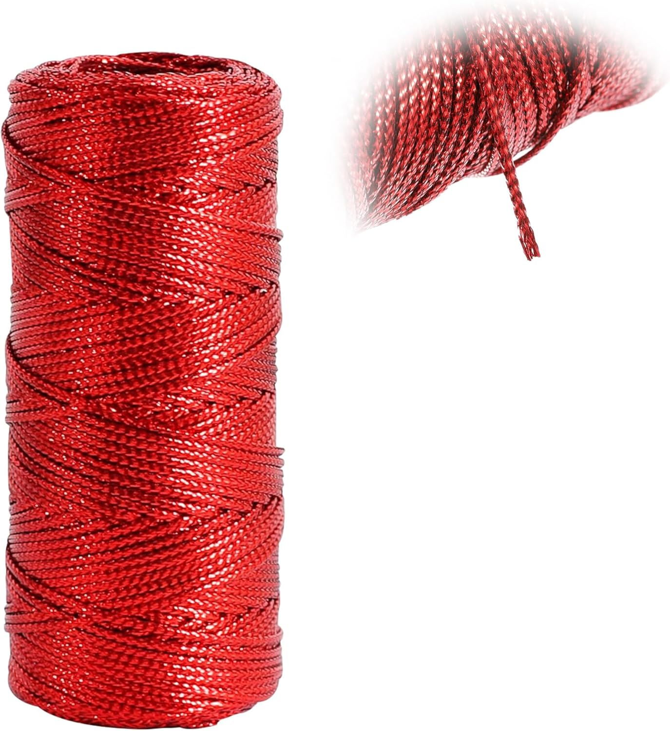 110 Yards 1.5Mm Metallic String Twine - Premium Decorative Gold Cord for Baking, Crafts, DIY Tags, Gift Wrapping, Ornaments Hanging, Christmas Decorations, Wedding & Party Decor (Gold)