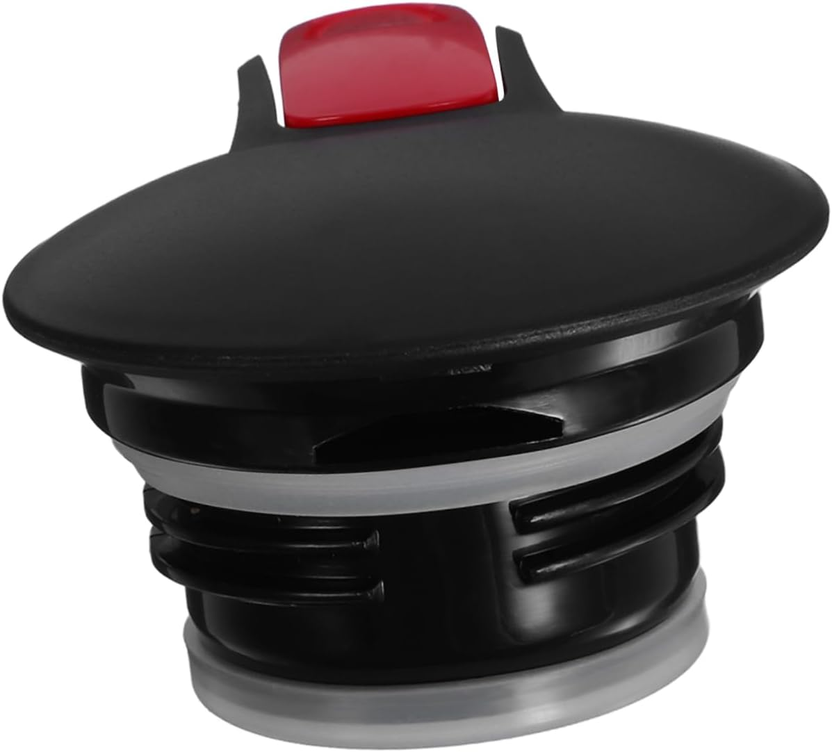 FUNOMOCYA Coffee Pot Replacement Lid Black Red Insulated Teapot Lid for Home and Restaurant Use Konb for Espresso Carafe Cover image number 5
