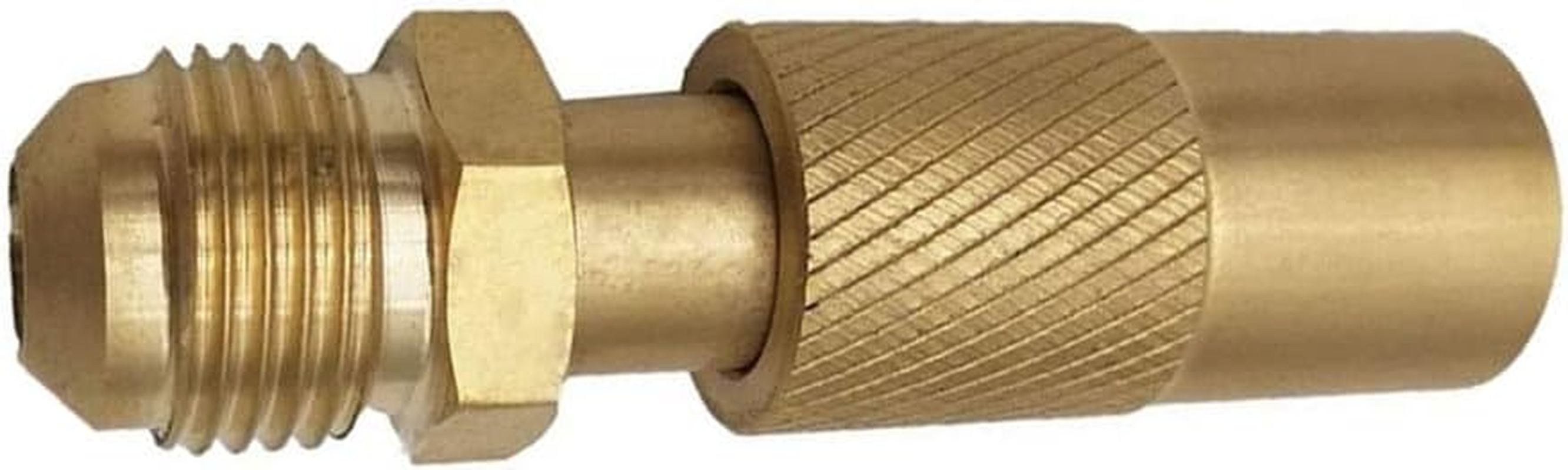 Tophomer 1 Piece, Tabletop Griddle 3/8" Male Flare RV Connect Adapter, Fits 17" & 22" Portable Gas Griddle, for RV Trailer Extension Hose Conversion Fitting image number 2