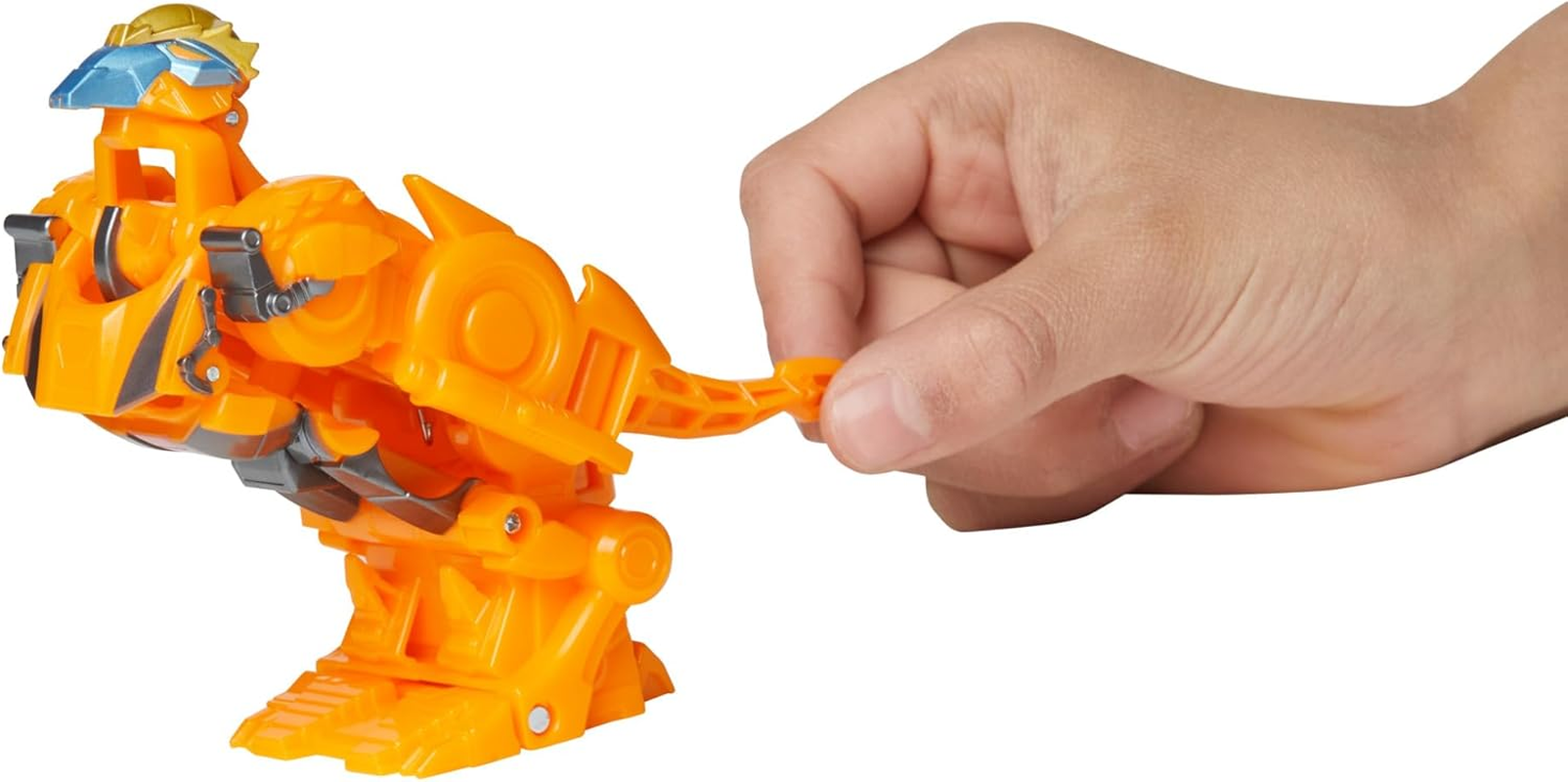 Transformers Earthspark 1-Step Smash Changers Terran Jawbreaker 4-Inch Action Figure, Robot Toys for Boys and Girls 6 and Up image number 4