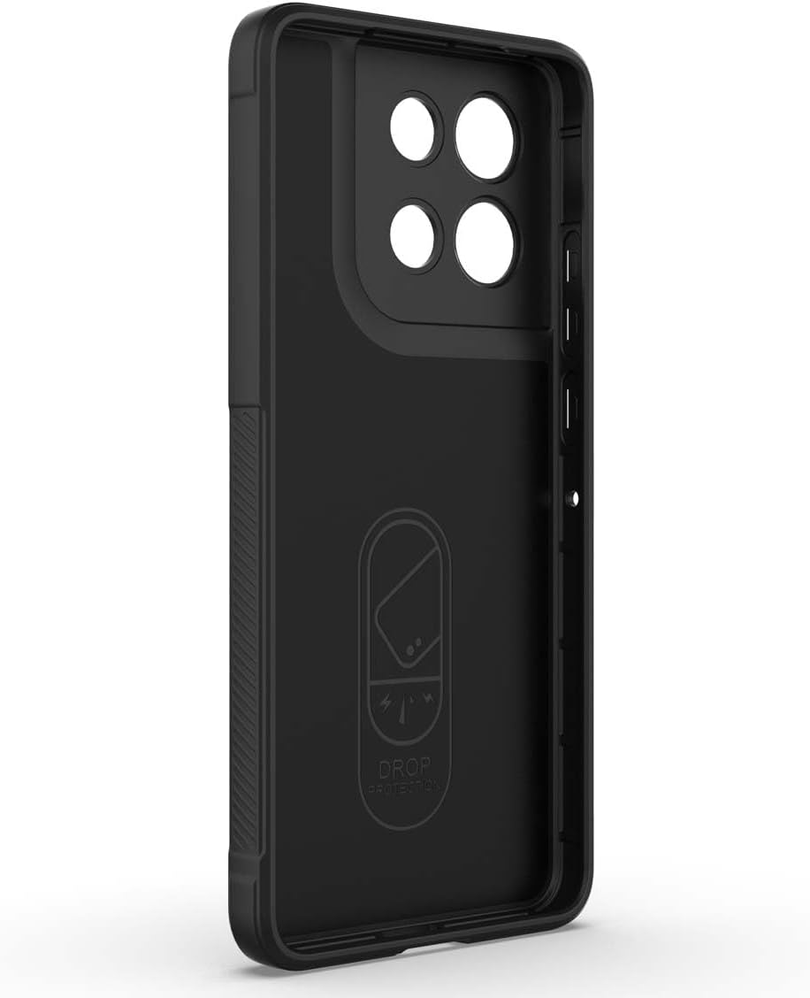 GOKEN Case for Motorola Moto G86 Power, Flexible Soft Silicone Cover with Anti-Slip Grip, Shockproof Protection, and Sleek Pure Colour Design -Dark Blue - Green image number 3