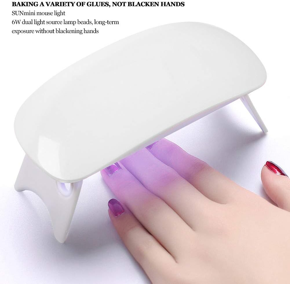 UV LED Nail Lamp, Gel Curing Light USB Professional with Folding Stand for Salon for Home image number 3