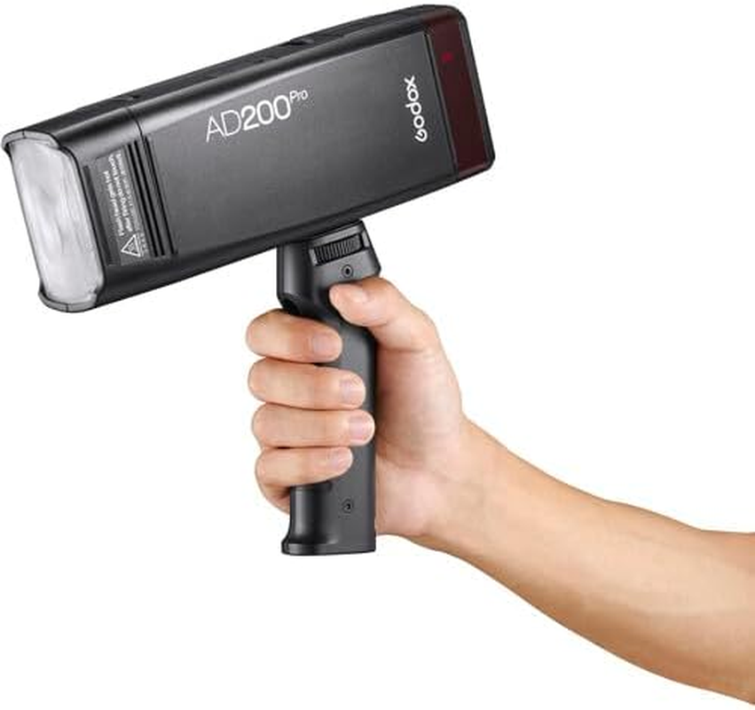 Godox FG-100 Flash Grip Handle for Ad100Pro, AD200, Ad200Pro, Ad200Pro II, Ad300Pro and Ad300Pro II, Portable Handheld Grip with 1/4"-20 Mount, Anti-Slip Design