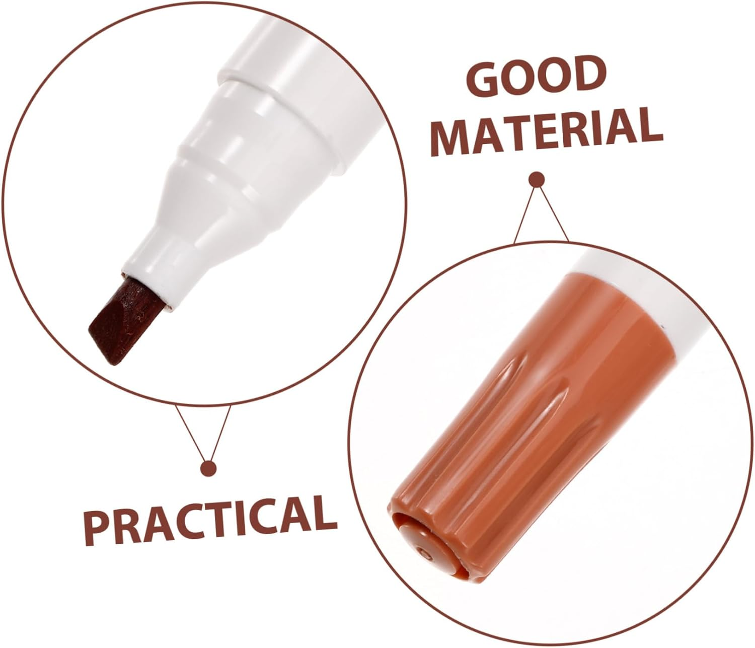 Angoily 8Pcs Patch Marker Lumber Mark Pens Scratch Repair Pen Wooden Furniture Maker Wood Markers Furniture Repair Touch-Up Marker Furniture Repair Stain Pen Paint Pens Plastic image number 2