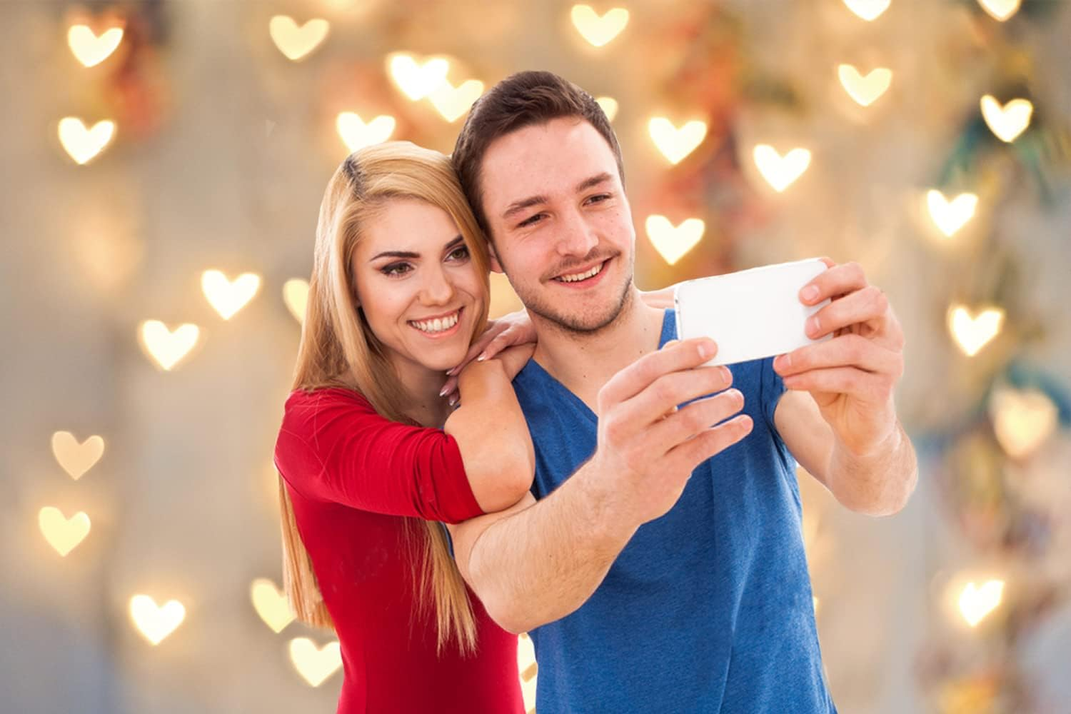 CYLYH 7X5Ft Valentine'S Day Backdrop Love Heart Bridal Shower Birthday Wedding Party Love Heart Wall Decor Banner Kid Newborn Baby Birthday Party Decor Banner D520 &hellip; image number 1