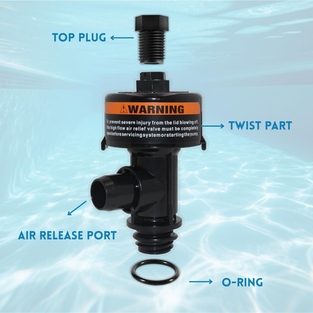 ROHOPE High Flow Air Relief Valve 98209803 Replacement for Most Pentair Filters - 98209800 image number 6
