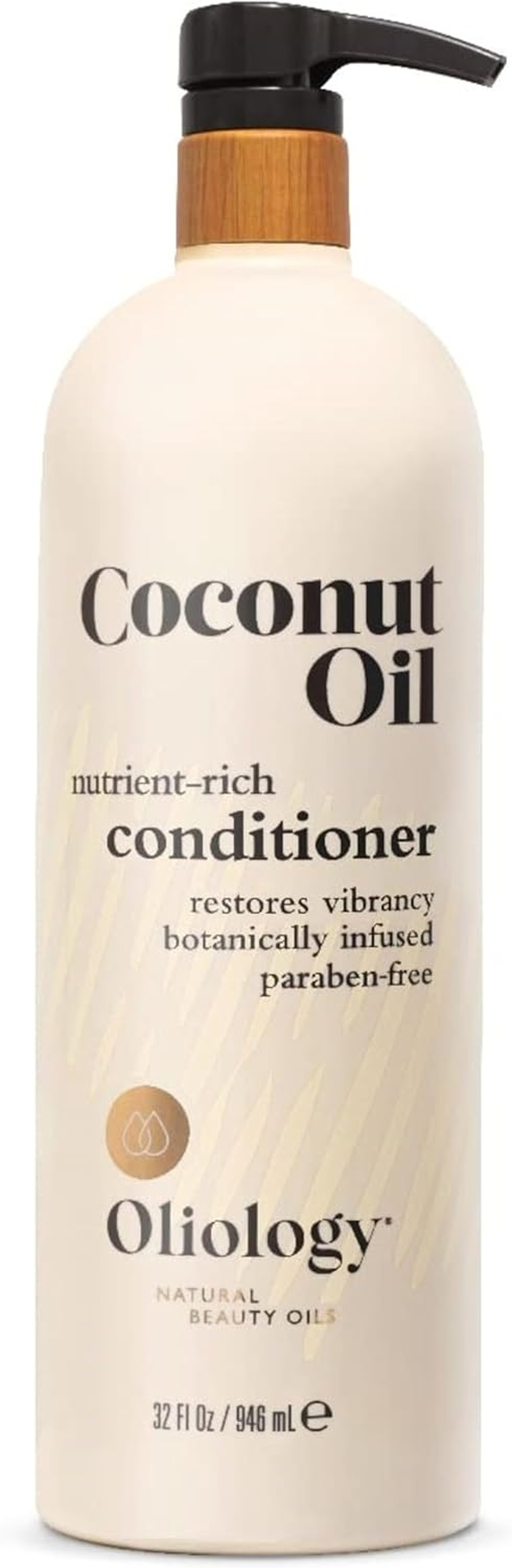 Oliology Coconut Oil Shampoo &ndash; Nutrient Rich Shampoo Restores Damaged & Lifeless Hair | Botanically Infused | Provides Intense Shine | Nourishing | Made in USA, Paraben Free & Cruelty Free (32 Oz) image number 2