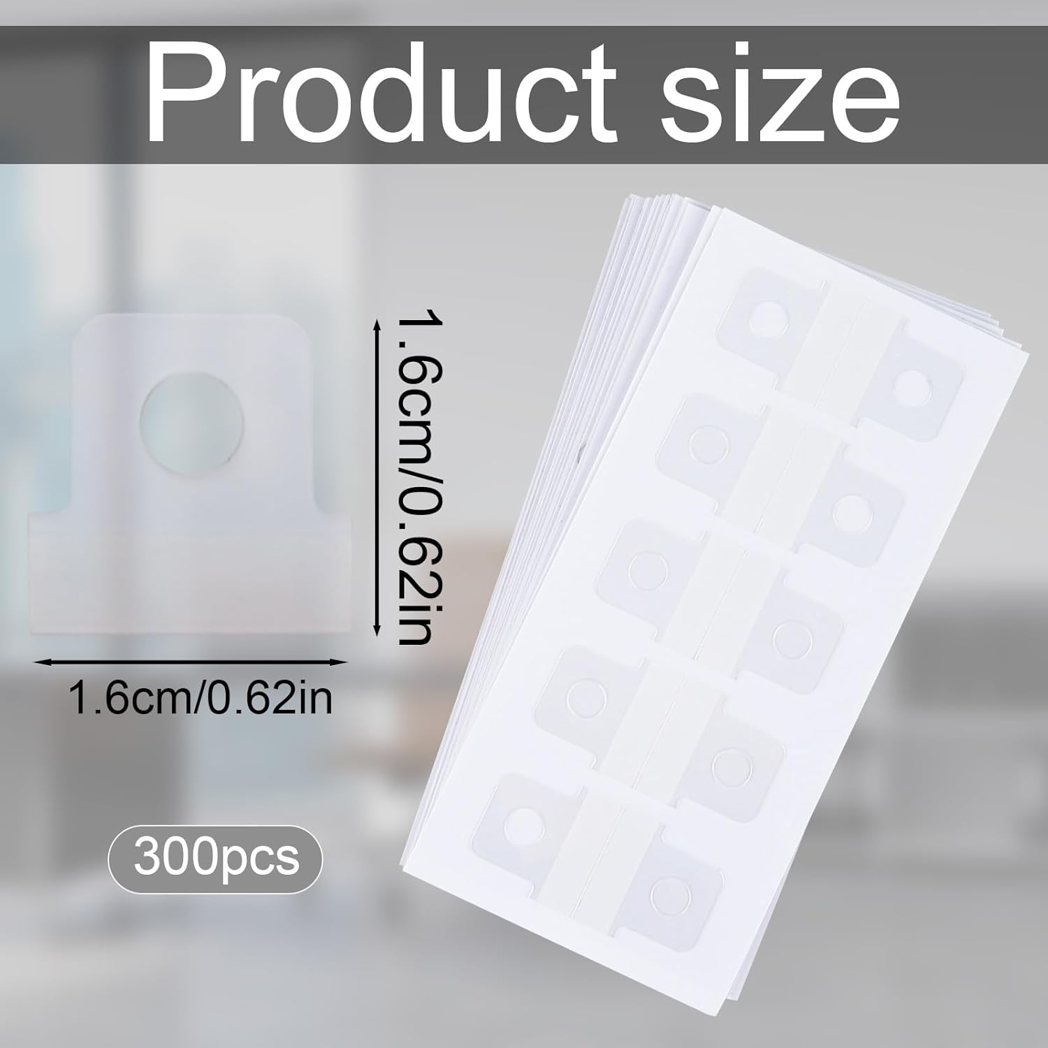 BOXOB 300Pcs Binder Hole Reinforcement Stickers, Self-Adhesive Hole Punch Reinforcement Labels for Loose Leaf Paper Ring Binders Notebooks DIY Scrapbook Photo Album Office School Supplies image number 6