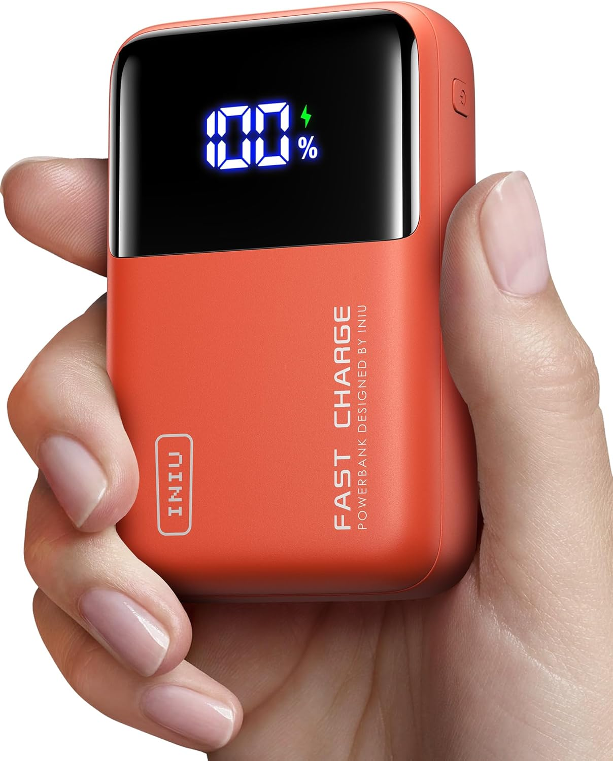 INIU 100W Power Bank, Mini Size 25000Mah High Capacity Laptop Portable Charger, USB C In&Out Tablet Powerbank, Smart Digital Display Phone Charger for Iphone 16 15, Samsung, Ipad, Macbook, Laptop Etc.