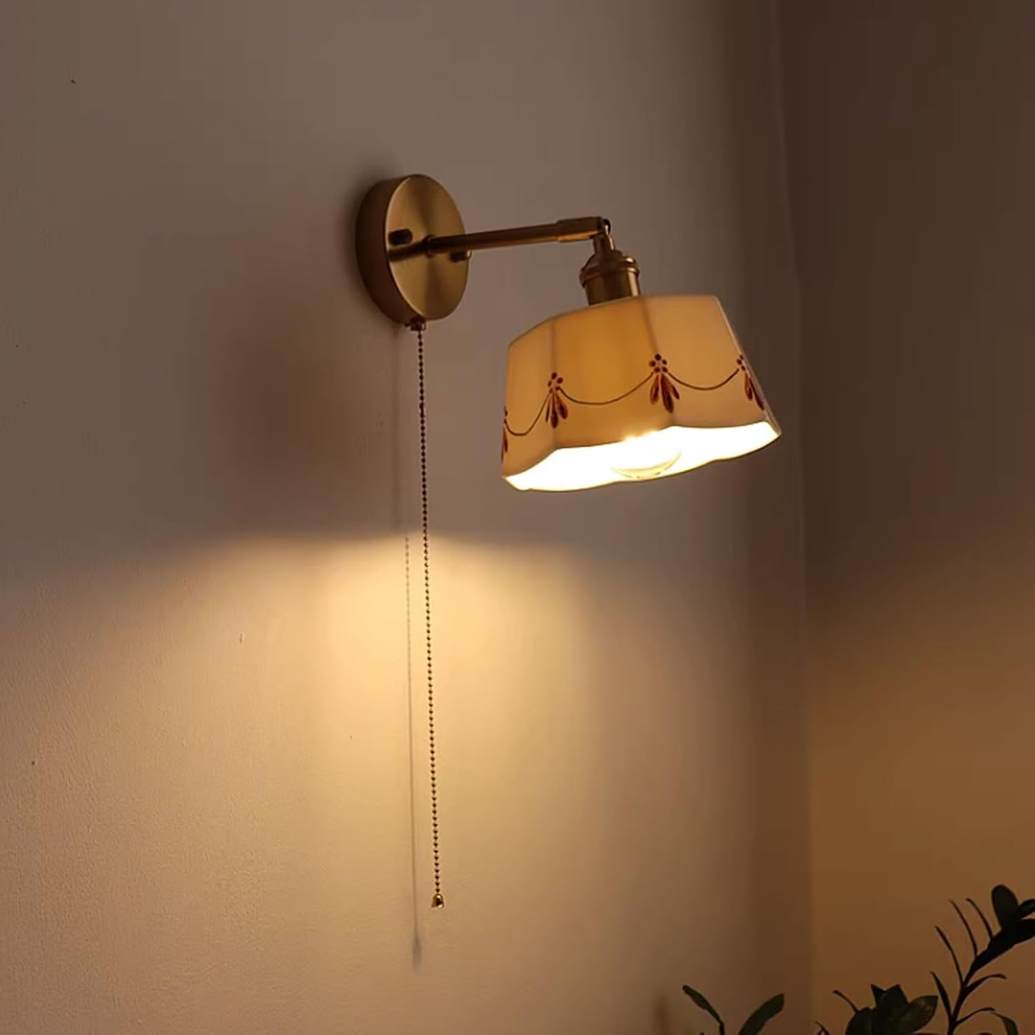 Ceramic Lampshade Wall Light E26/E27 Base Wall Sconces Nordic Modern Wall Mount Lights Wall Lamp for Room Corridor Wall Lighting image number 1