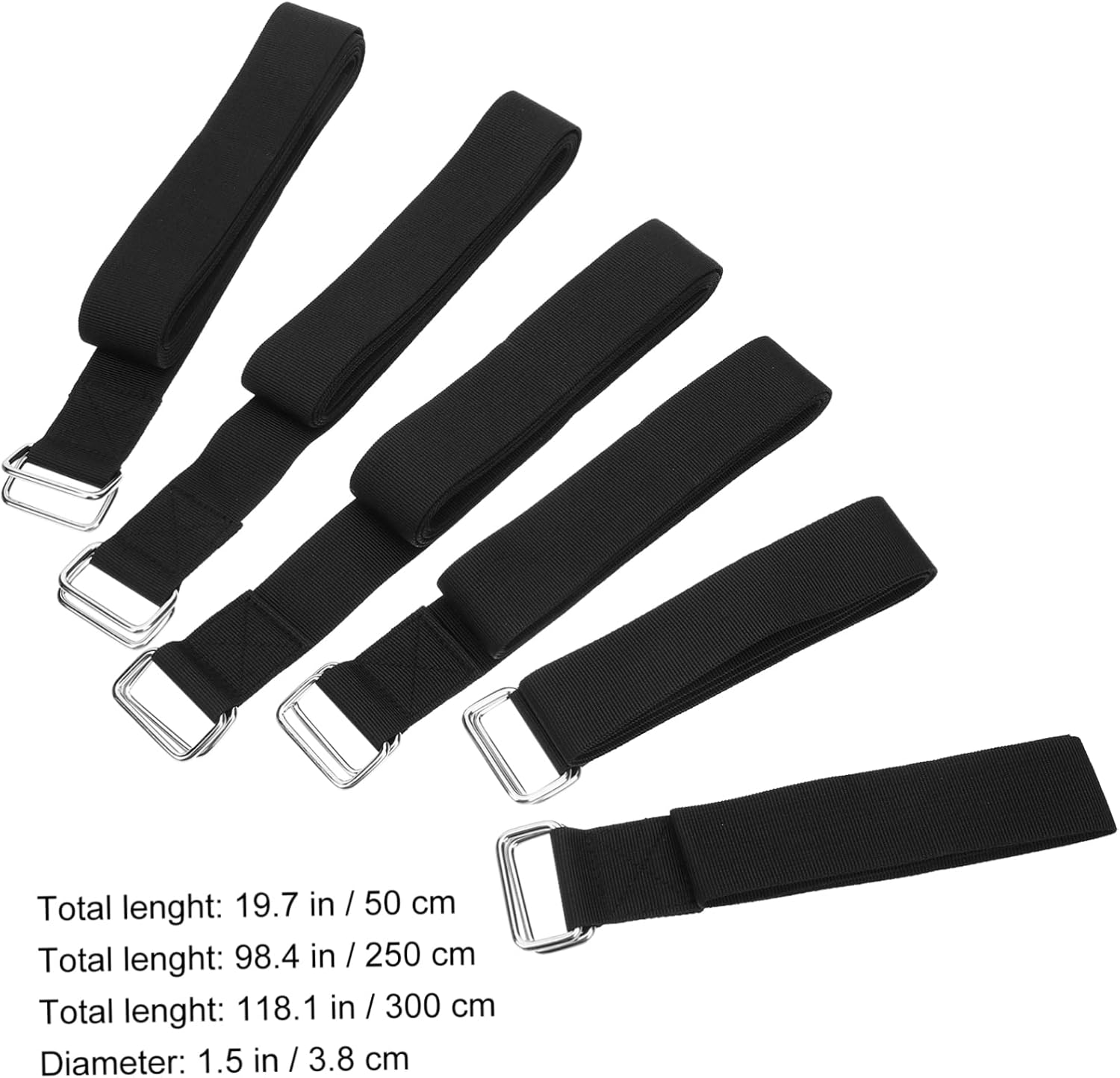 Gadpiparty 6Pcs Cargo Straps for Luggage Durable Outdoor Tie Straps for Camping Home Travel Sturdy Easy to Use Multi image number 6