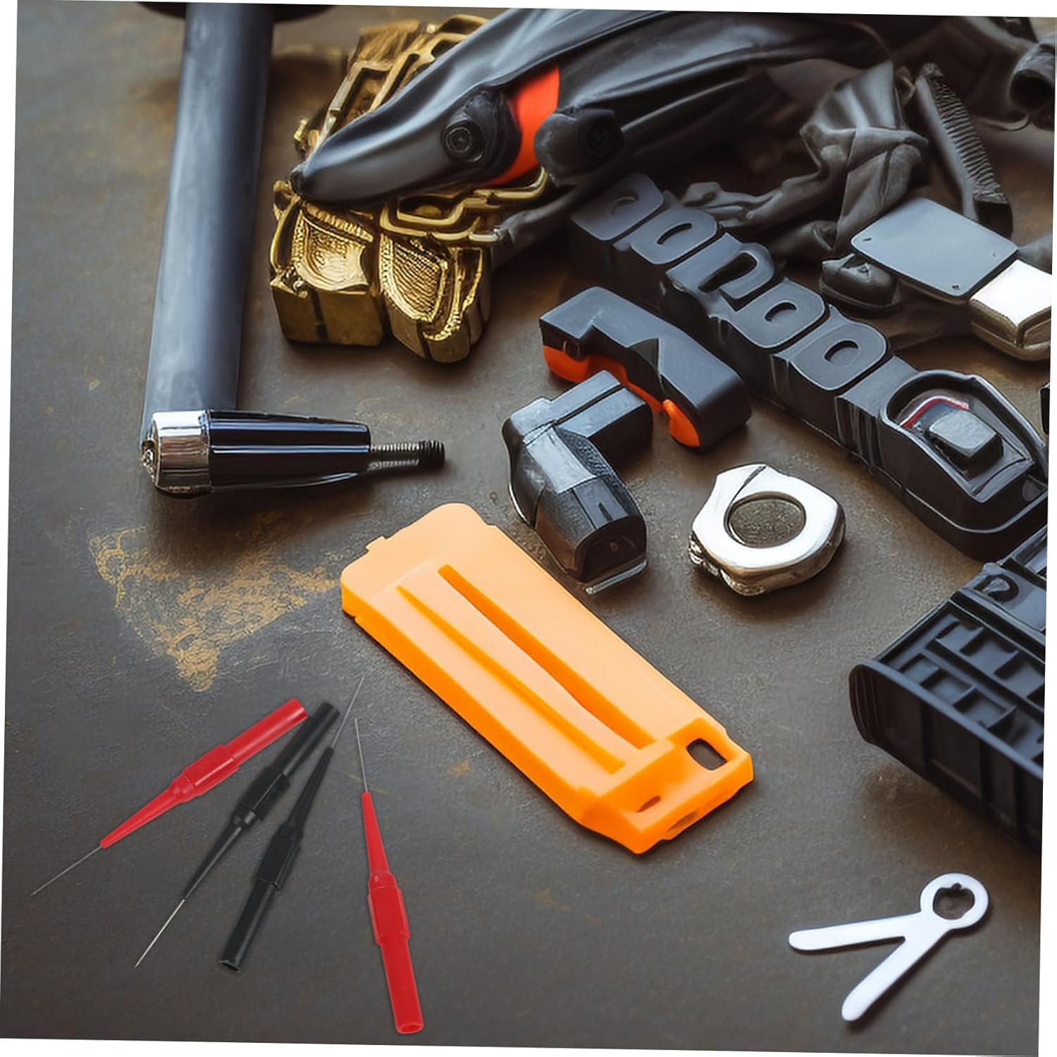 BELLIFFY 4Mm Automotive Circuit Test Needle Probe for Multimeter Leads, Back Probe Kit 4 Pins, Electrical Wire Piecing Tool for Car Circuit Diagnostics and Board Testing image number 4