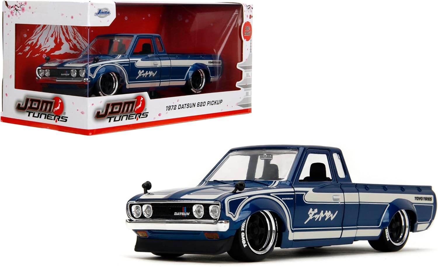 JDM Tuners - 1:24 1972 Datsun 620 Diecast Vehicle image number 1