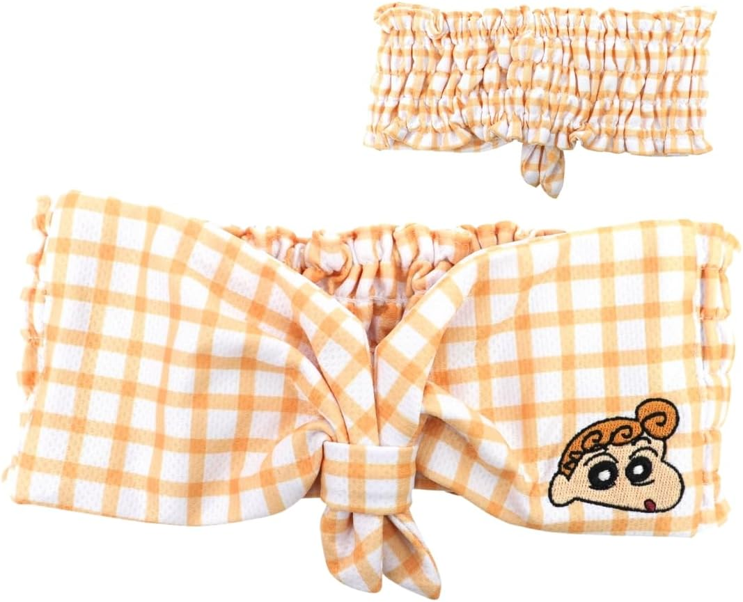 Crayon Shin-Chan Characters, Sunflower, Cool, Cool Towel, 3.9 X 10.2-15.7 Inches (10 X 26-40 Cm), 2-Way Hair Band, Hair Turban, Cooling Towel, for Kids, Elementary School Students, Neck Pillow image number 2