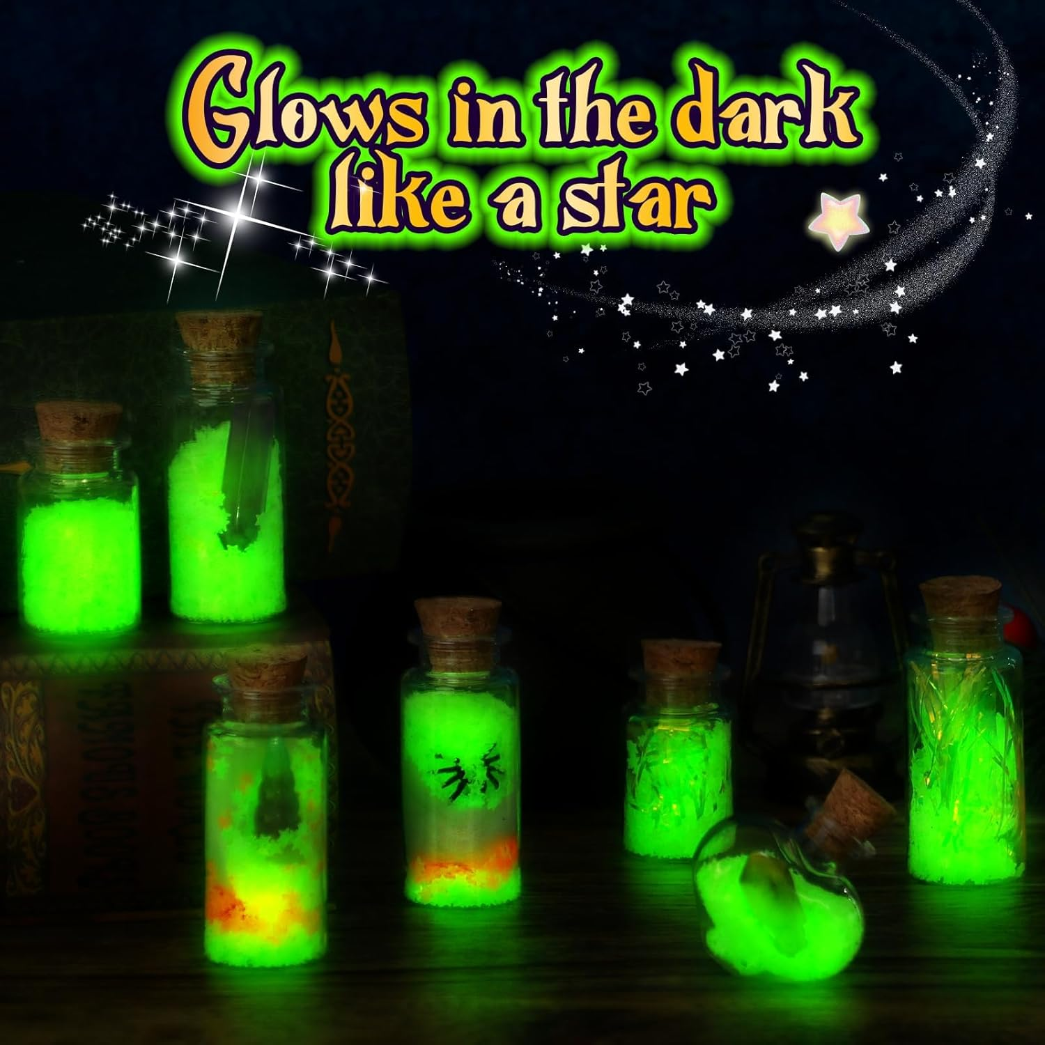 Magic Potions Craft Kit for Kids, 20PCS Fairy & Witch Potion Bottles Making Set, DIY Arts & Crafts Science Kit for Boys and Girls Ages 6-12 - Birthday Gift, Halloween & Christmas Party Decor image number 6