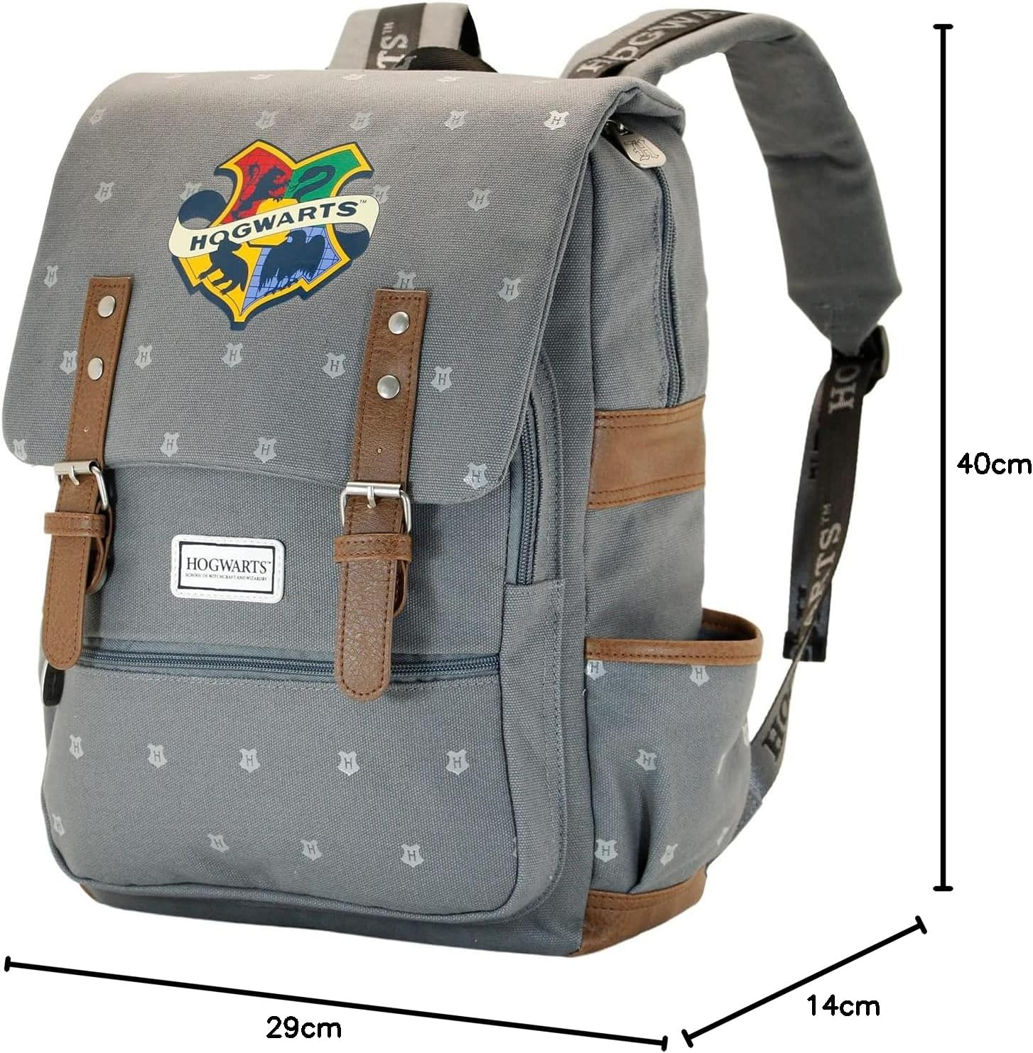 Harry Potter Oxford Backpack - Grey image number 2
