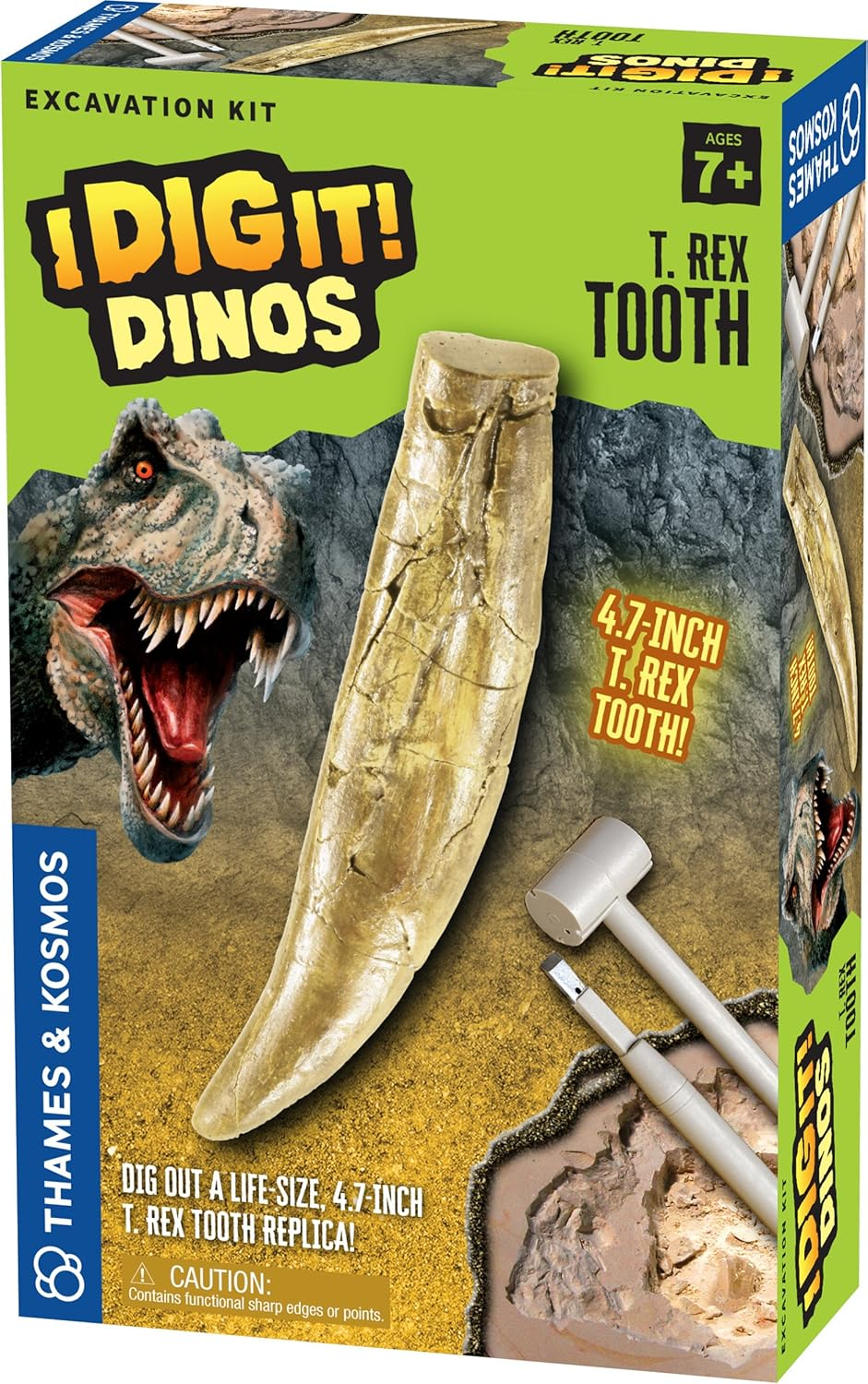 Thames & Kosmos I Dig It Dinos Glow-In-The-Dark T. Rex Excavation | Science Experiment Kit | Glowing Tyrannosaurus Rex Dinosaur Skeleton | Paleontology | 2018 Oppenheim Toy Portfolio Platinum Award image number 3