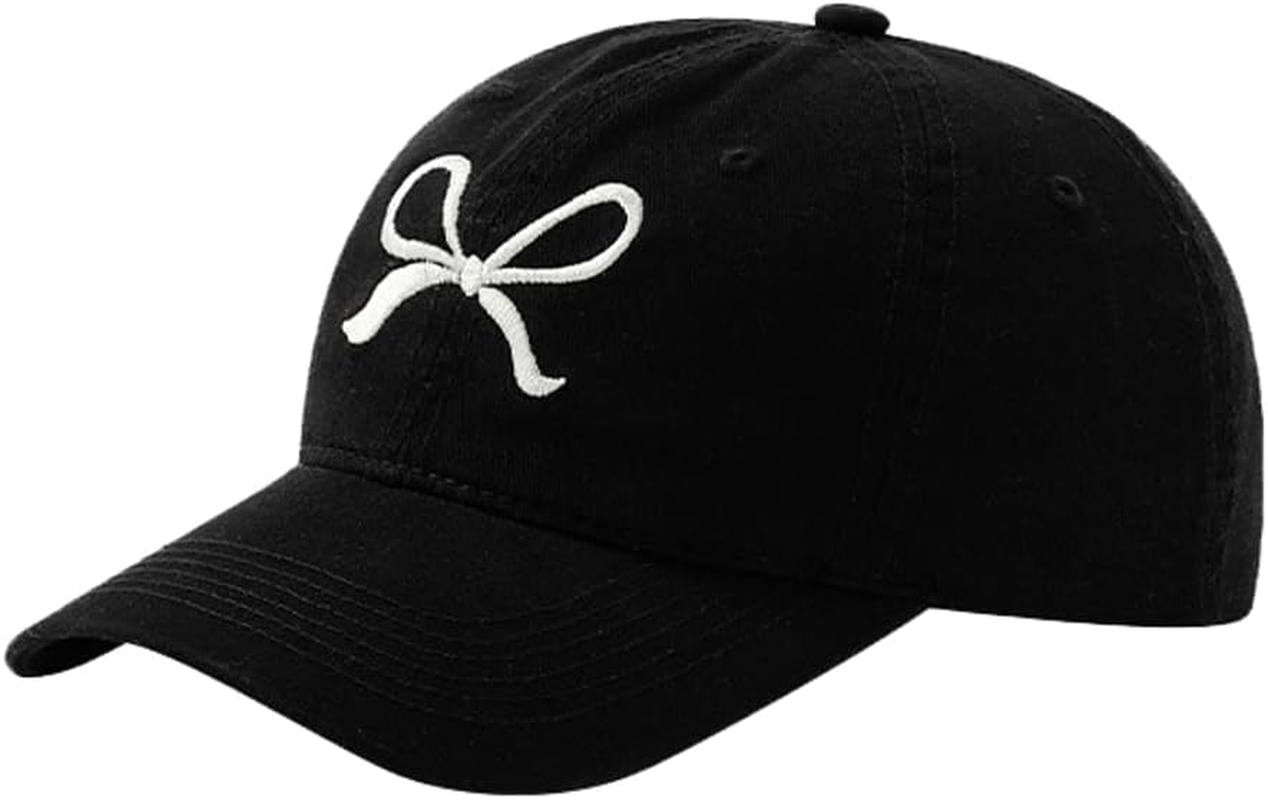 Bow-Tie Baseball Cap for Women Fashion Sun Hats for Women Trucker Hat Y2K Sun Cap Visor Cap Hiking Travel Trendy 2024