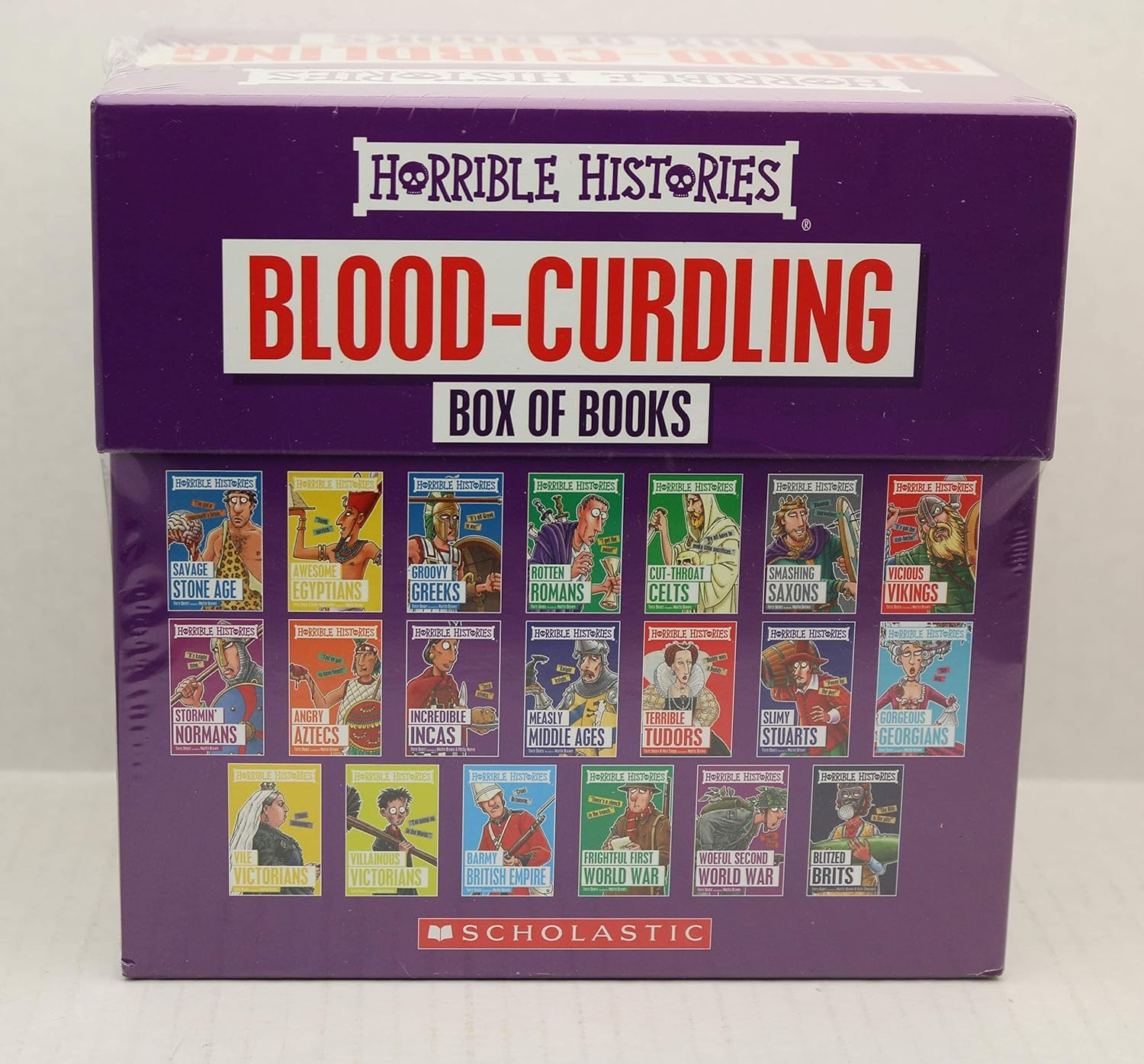 Blood-Curdling Box of Books (Horrible Histories) image number 2