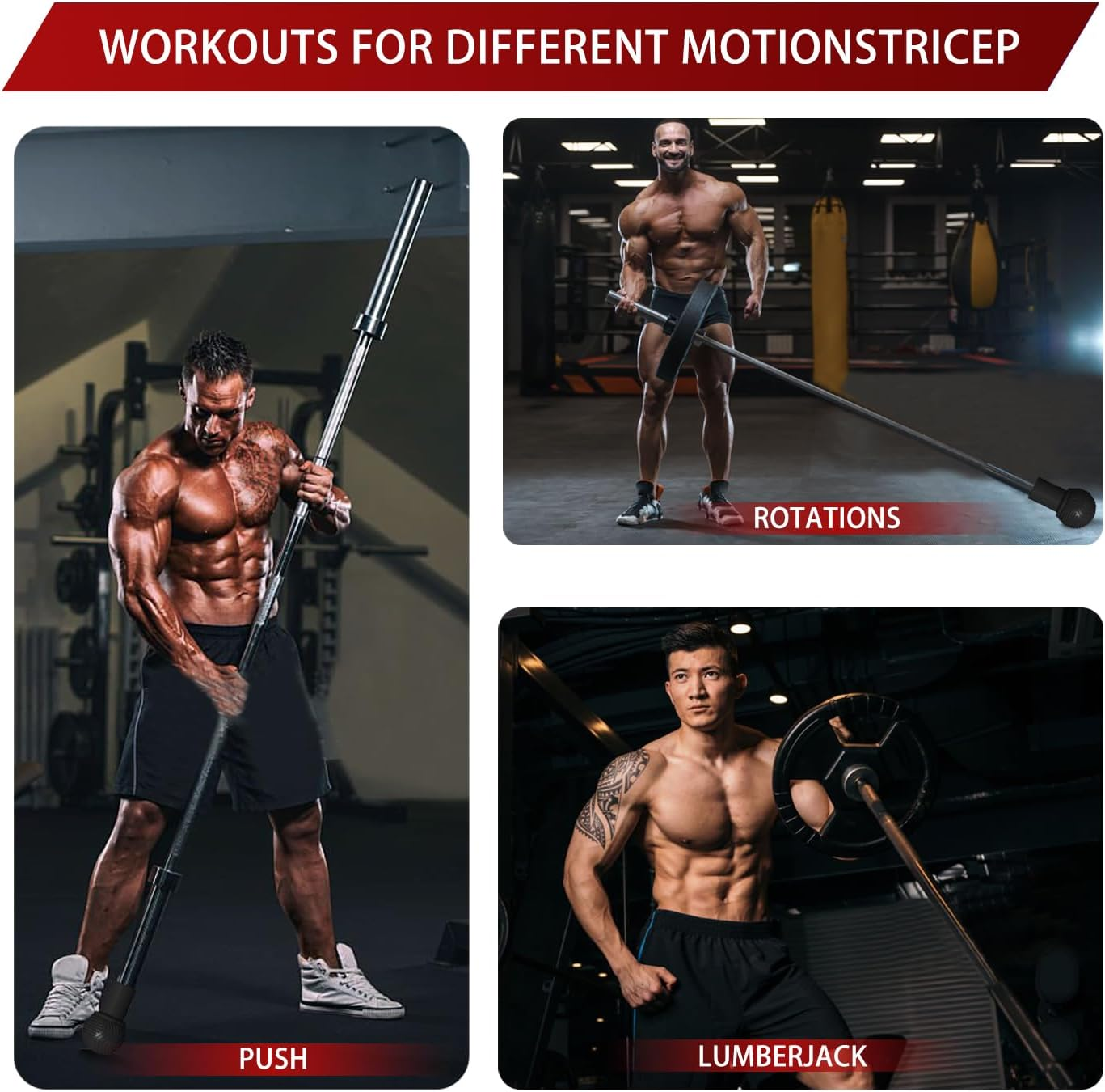 Heavy Duty Landmine Attachment for Barbell Landmine Exercise 360 Swivel Easy for Deadlifts, Squats and Arm Rows/Presses Fits 2'' Olympic Bars image number 6