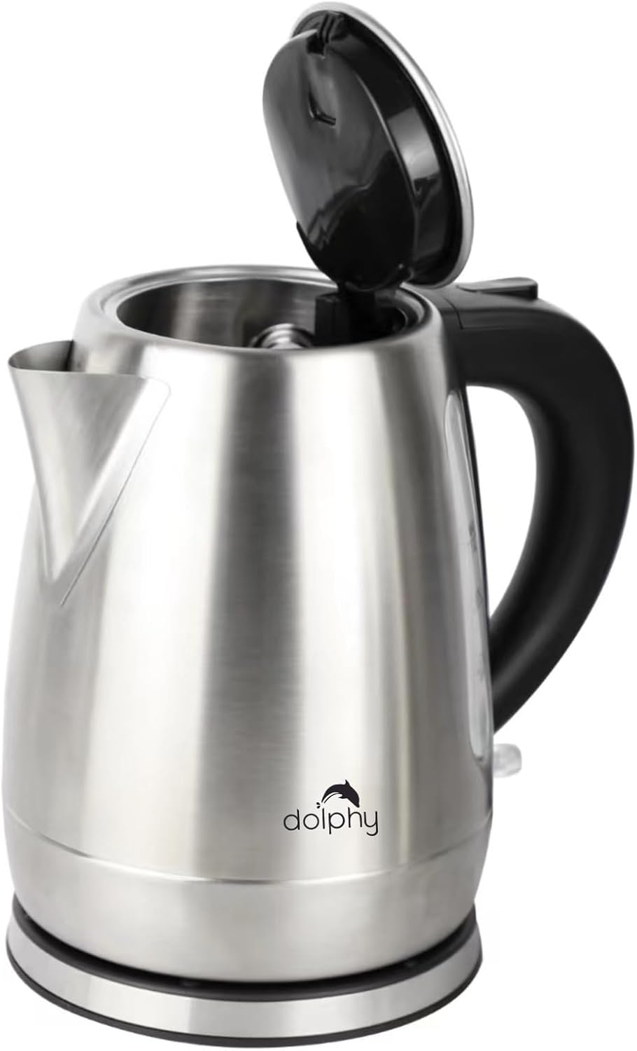 Dolphy 1.0L Electric Kettle &ndash; Stainless Steel, Fast Boil, Auto Shut-Off & Overheat Protection &ndash; Compact Hot Water Boiler for Tea & Coffee &ndash; Black &ndash; 2200W image number 5