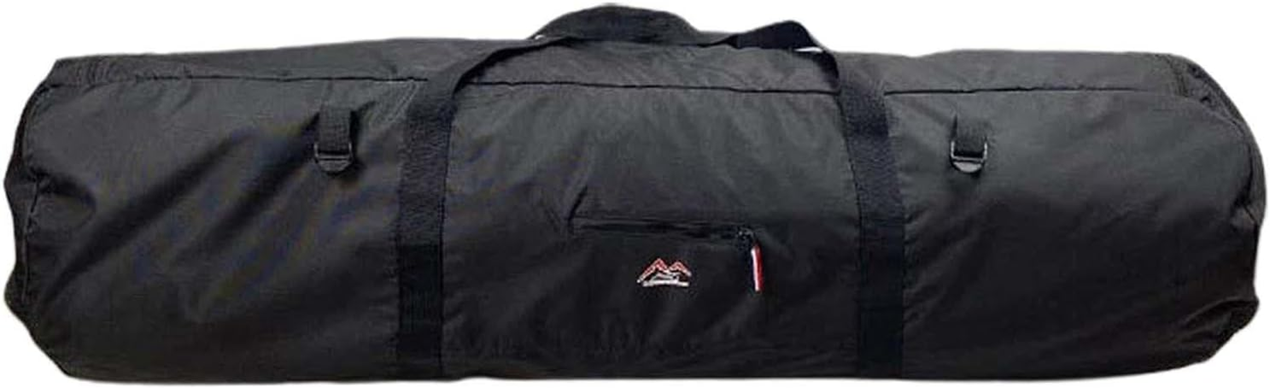 Eigell Camping Tent Storage Bag Tote with Adjustable Webbing Buckles 43Inchx15Inchx15Inch Folded Handbag Organizer for Barbecue Picnics Backpacking, Black