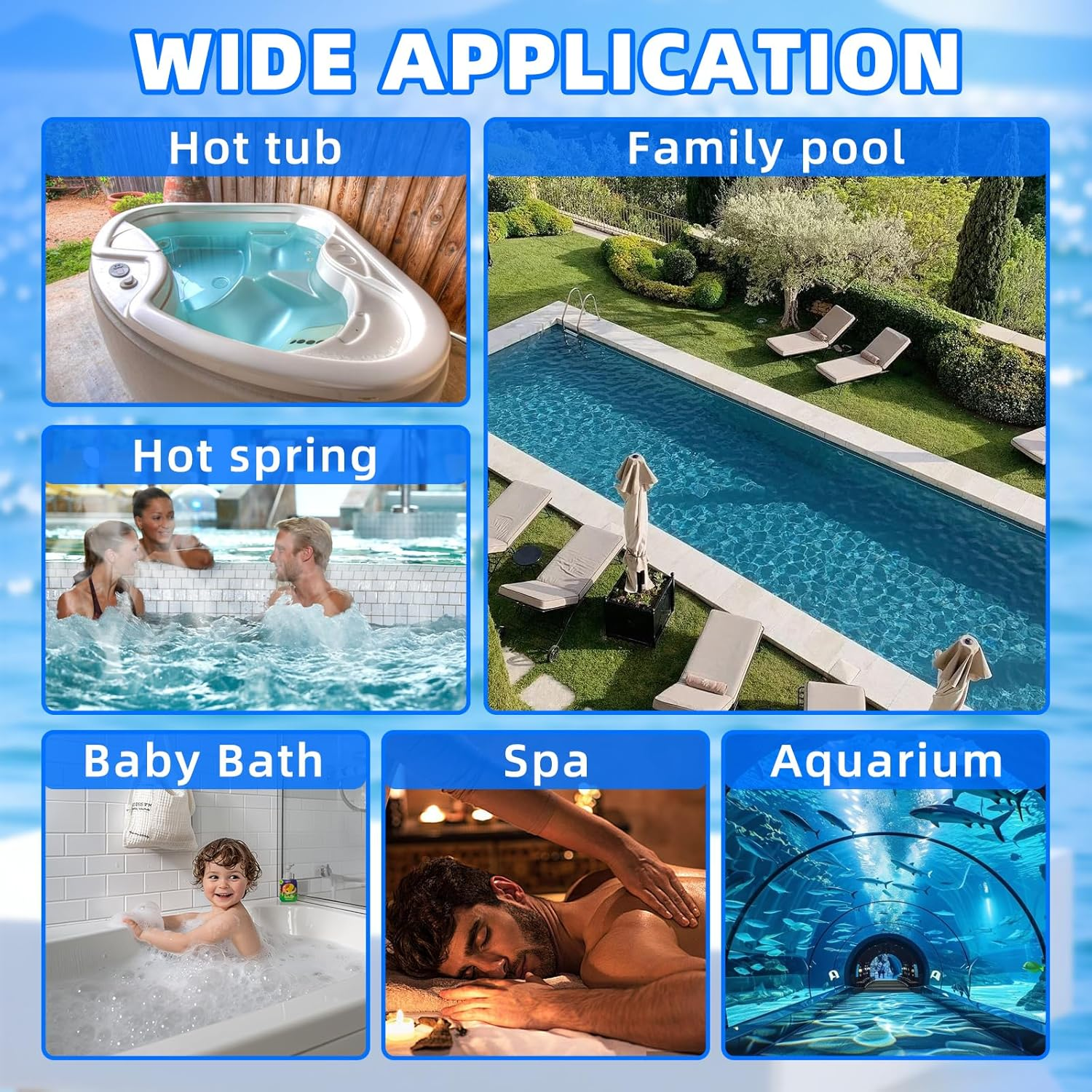 Digital Pool Floating Thermometer, Waterproof Water Temperature Monitor Wireless Digital Pool Thermometer for Hot Tub SPA Aquarium image number 3