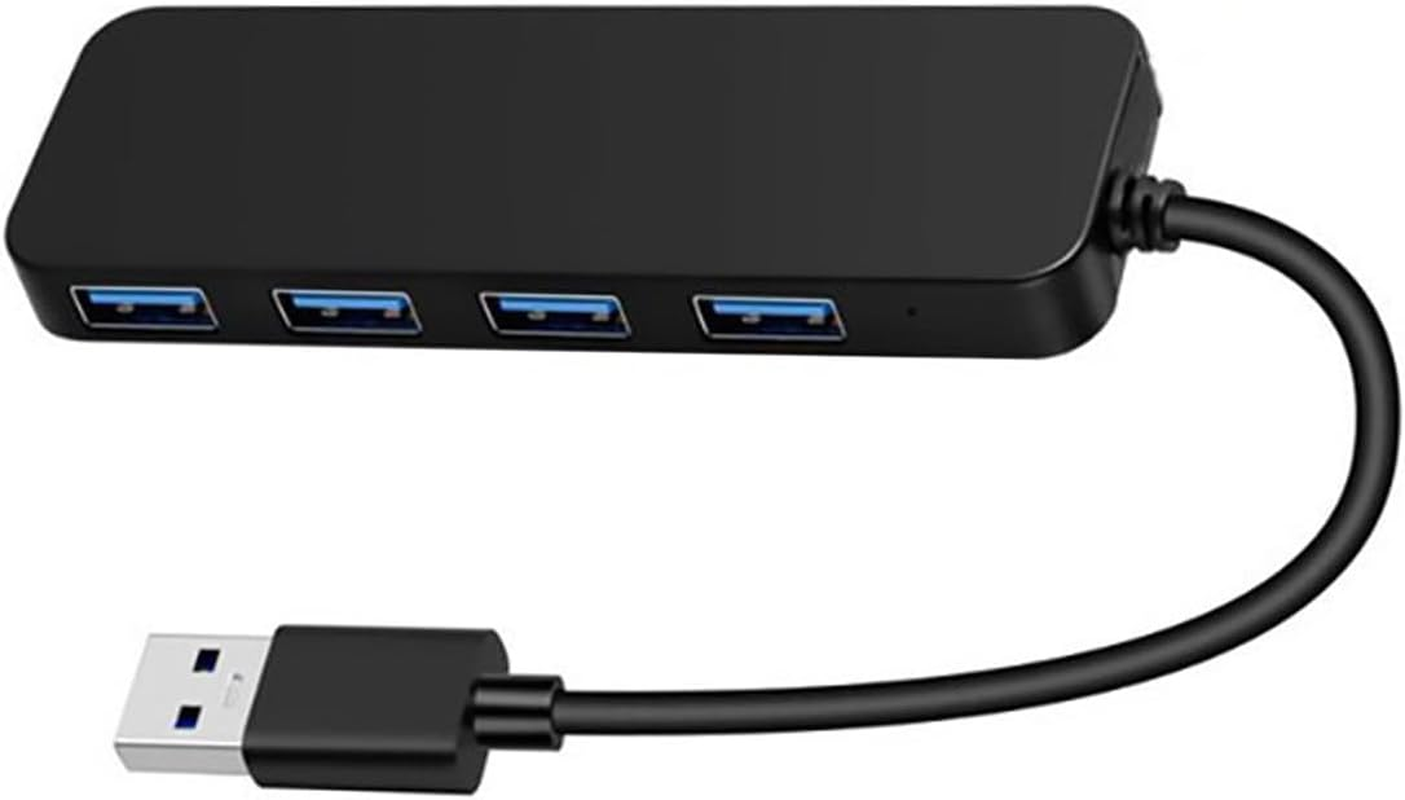 USB 3.0 Hub,Portable USB Adapter Extender, 4 Port USB Hub Splitter for Laptop, Xbox, Flash Drive, HDD, Console, Printer, PC, Keyboards, Mouse(Not for Charging) image number 5