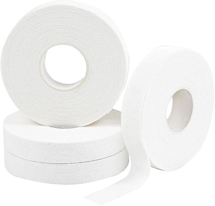 White Sports Finger Tape, 4 Roll White Athletic Sports Fingers Wrap Tape, White Athletic Finger Sports Tape Fingers Wrap, Self Adherent White Sports Finger Strip Rolls for Outdoor image number 2