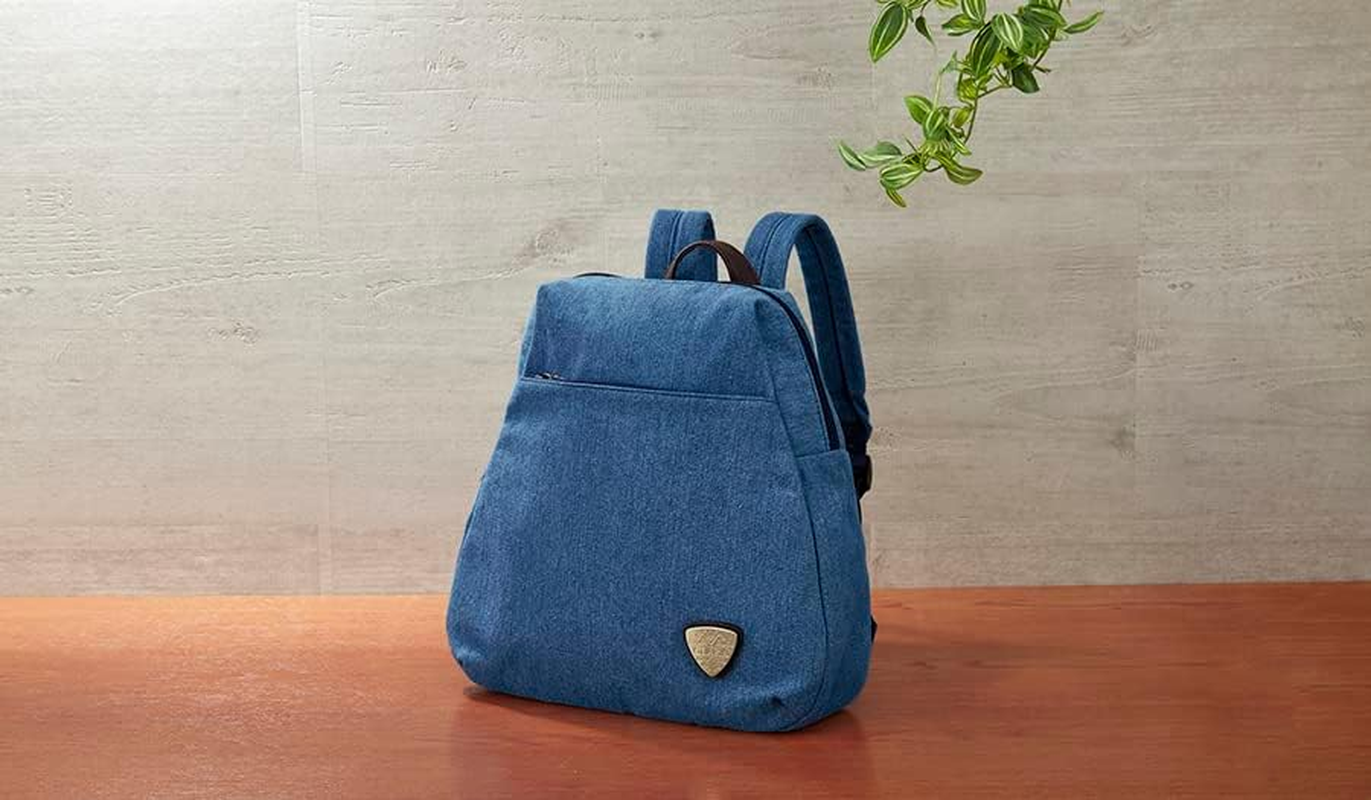 Sanko Industries CLARA Denim Bag Series Women'S Denim Backpack image number 1