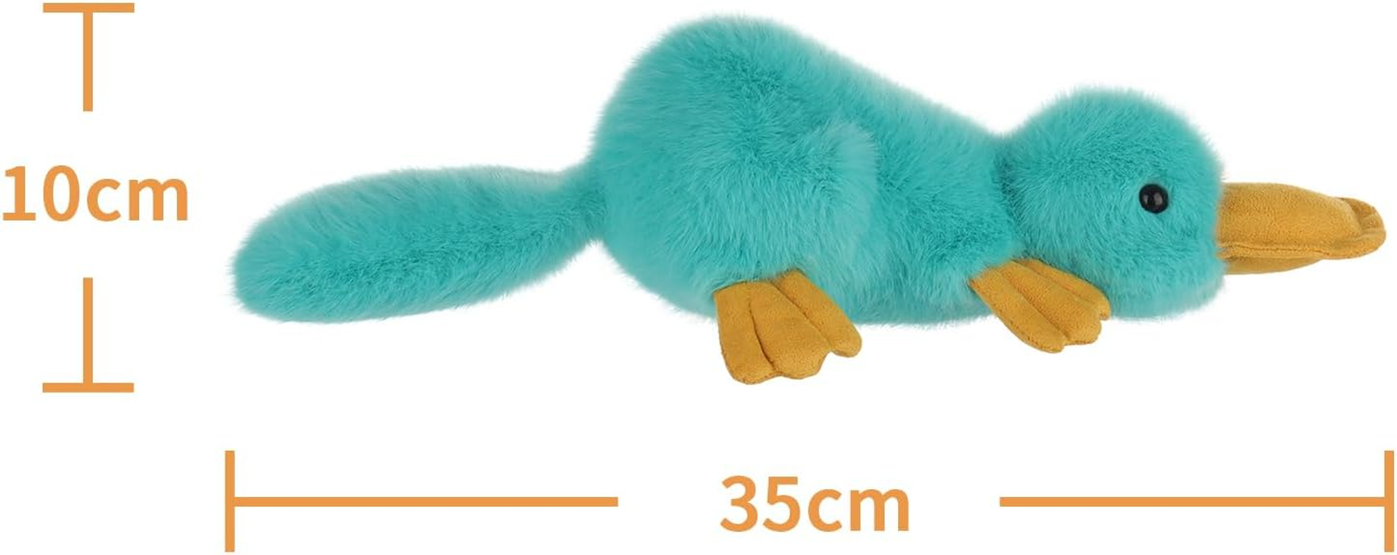 Apricot Lamb Happy Platypus Stuffed Animals for Kids, Soft Cute Plush Toys for Baby Girl and Boy, 13.8 Inches image number 1