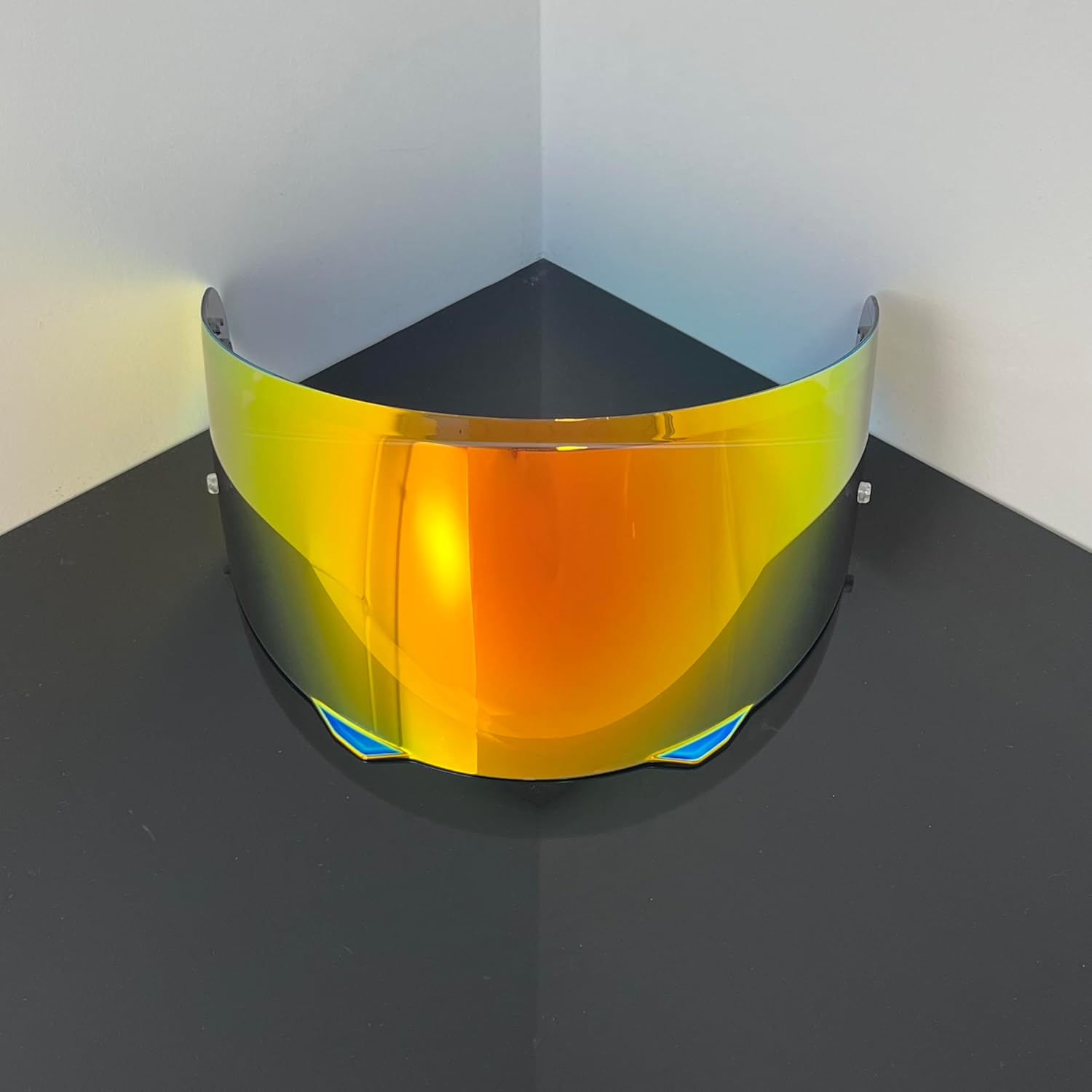 BSTOP HJ-33 Helmet Visor for HJC I90 Shield Replacement Uv Protected Faceshield Helmet Accessories (Revo Deep Red-Day Useonly) - Deep Black-Day Use Only image number 2