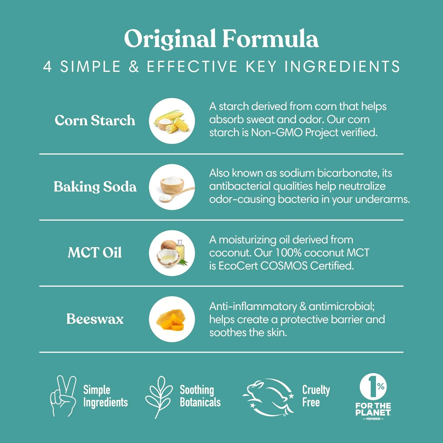 Humble Brands - All Natural Deodorant Stick Moroccan Rose - 2.5 Oz. image number 6