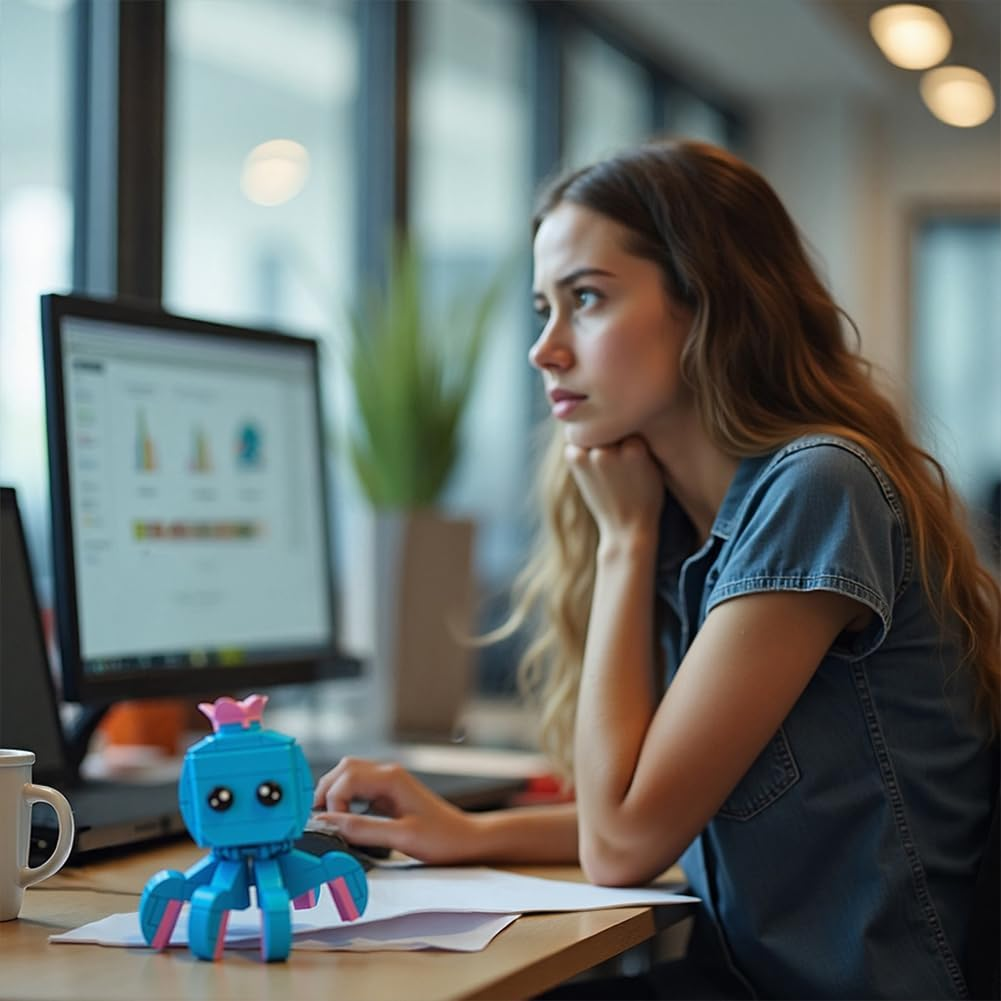 Kouipoie Italian Building Blocks for Children and Adults, Brain Red Tralalero Shark Building Blocks, Fun Weird Stuff to Collect, Creative Toys, Tung Tung Sahur Gift Set (4-460 Pieces) image number 5