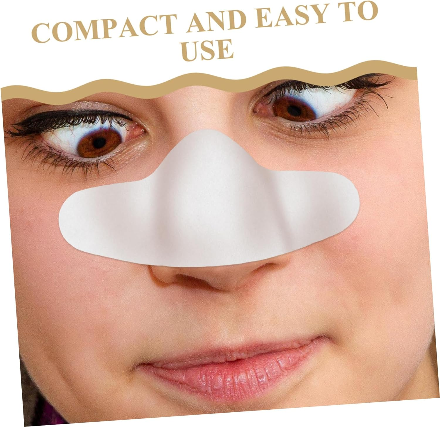 ARTSEWPLY Deep Cleansing Nose Patches 100Pcs Non-Woven Nose Strips for Women Lightweight and Portable for T-Zone Care