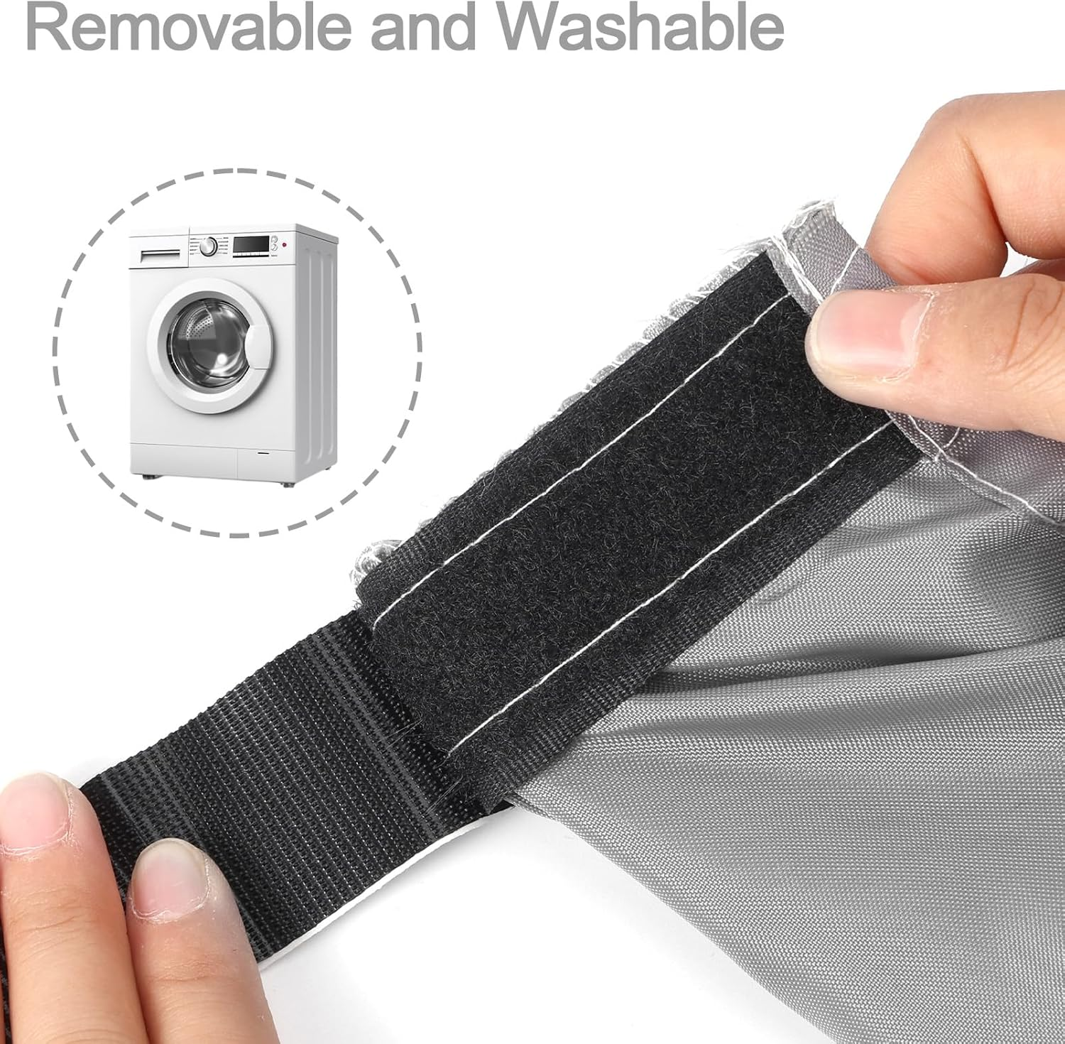 Sink Skirt for Bathroom, 32.7X55.1In Polyester Decorative Sink Curtain Bathroom Waterproof Skirt Curtain Practical Accessories Supplies for Kitchen Laundry Room (Grey) - Grey image number 4