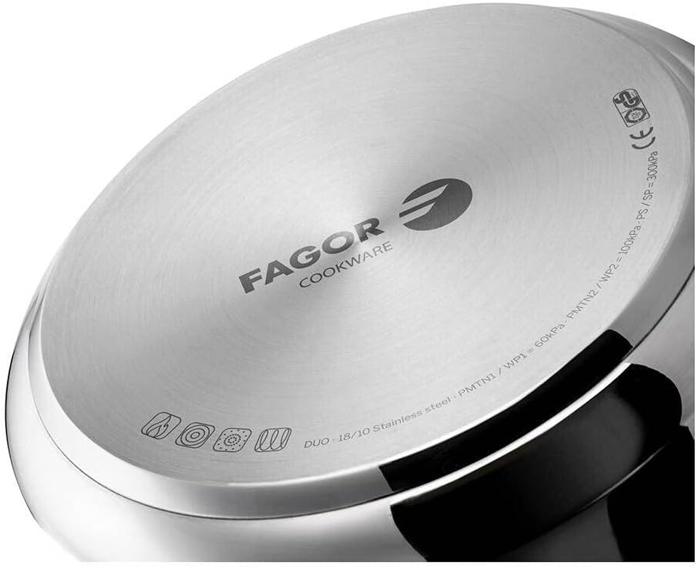 Fagor "Duo" Stainless Steel Pressure Cooker 6L