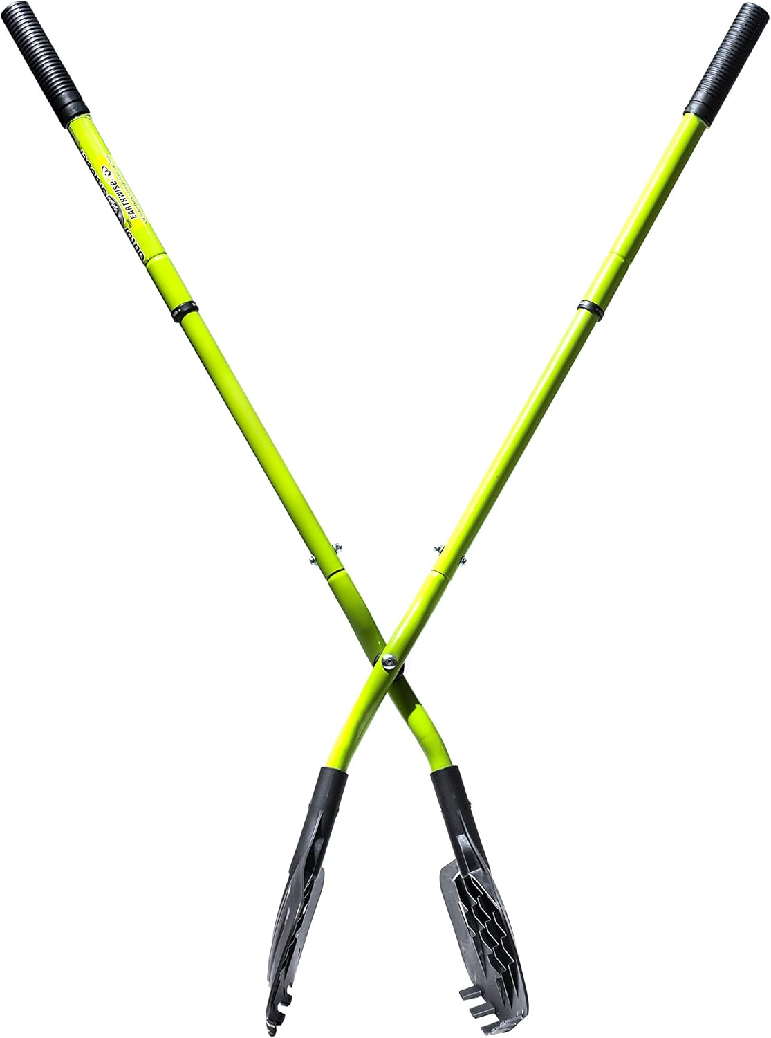 Earthwise 50002 Gator Grabber Telescoping Leaf Clean-Up Tool, Green/Black image number 5