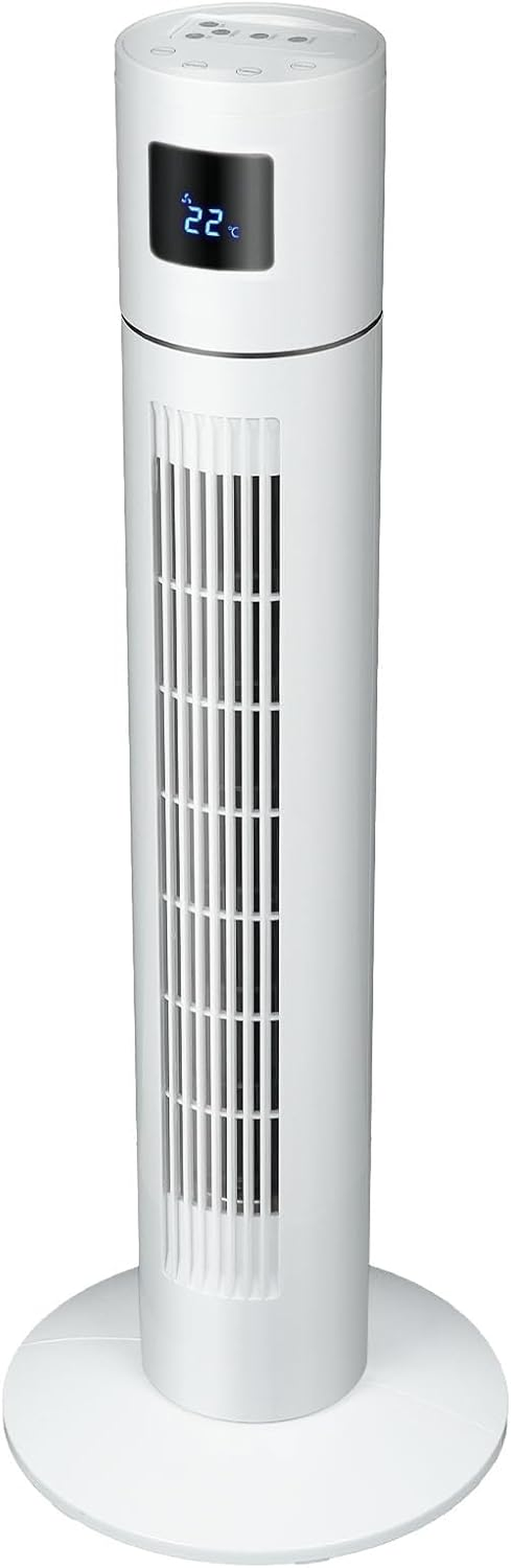 Advwin Electric Tower Fan, Bladeless Standing Fans, Portable Air Circulator with 70&deg; Oscillation for Indoor Home Large Room Bedroom Office Use image number 5