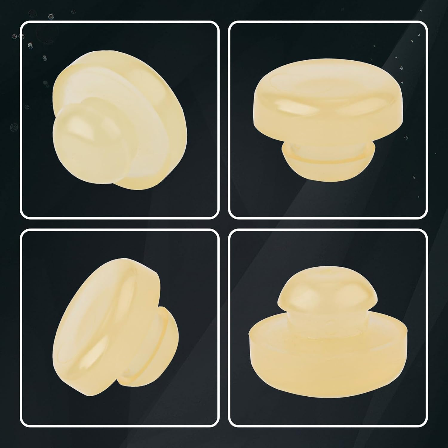 12Pcs Brake Pedal Stop Pads, Rubber Clutch Pedal Stopper Brake Switch Stoppers Replacement for Infiniti G20 G35 G37 I30 J30 Q45 Q60 Nissan Z Versa Xterra Stanza 350Z 46584-S0100 46584S0100 image number 2